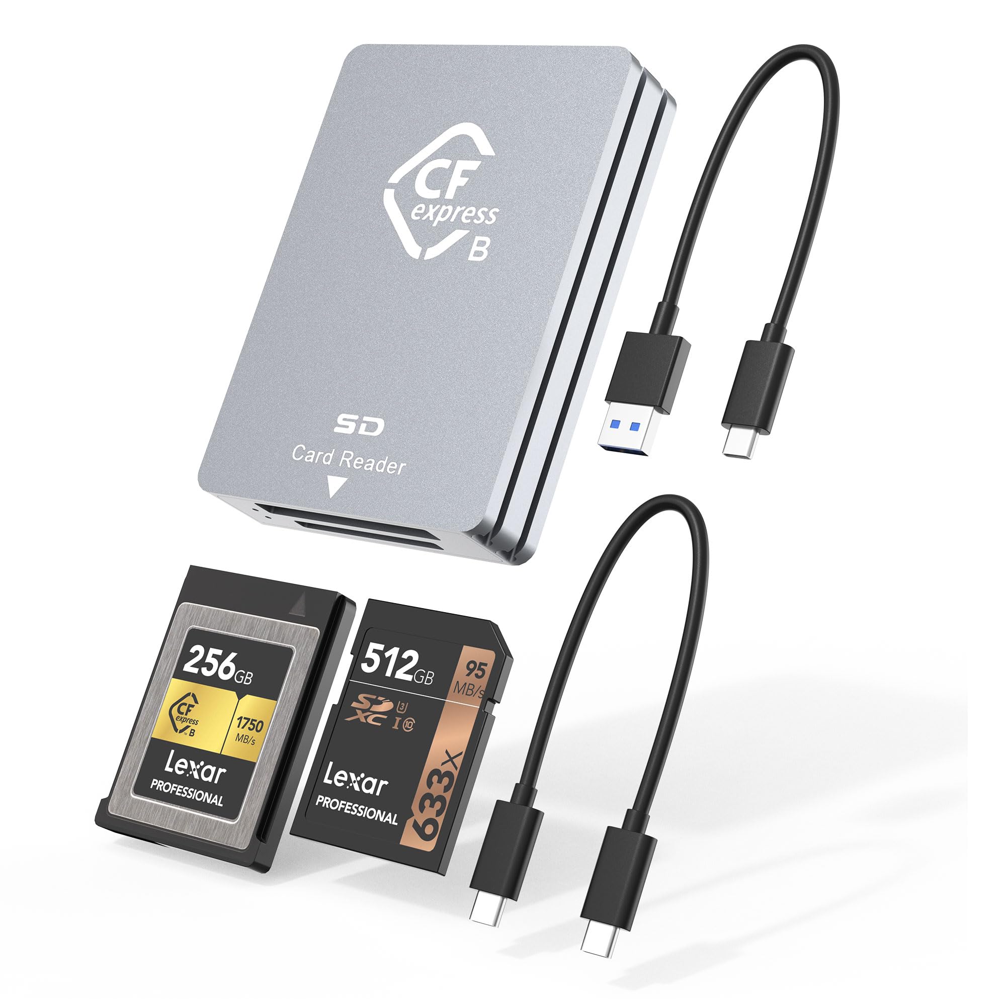 Lettore di Schede CFexpress/SD USB C 10Gbps