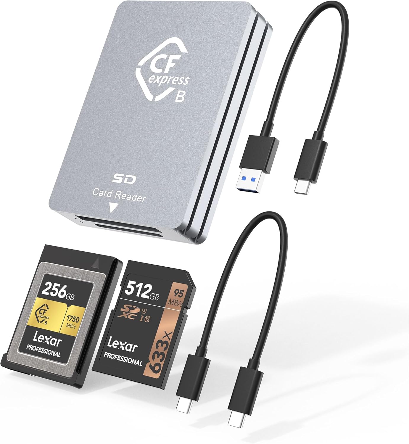 Lettore di Schede CFexpress/SD USB C 10Gbps - immagine 1