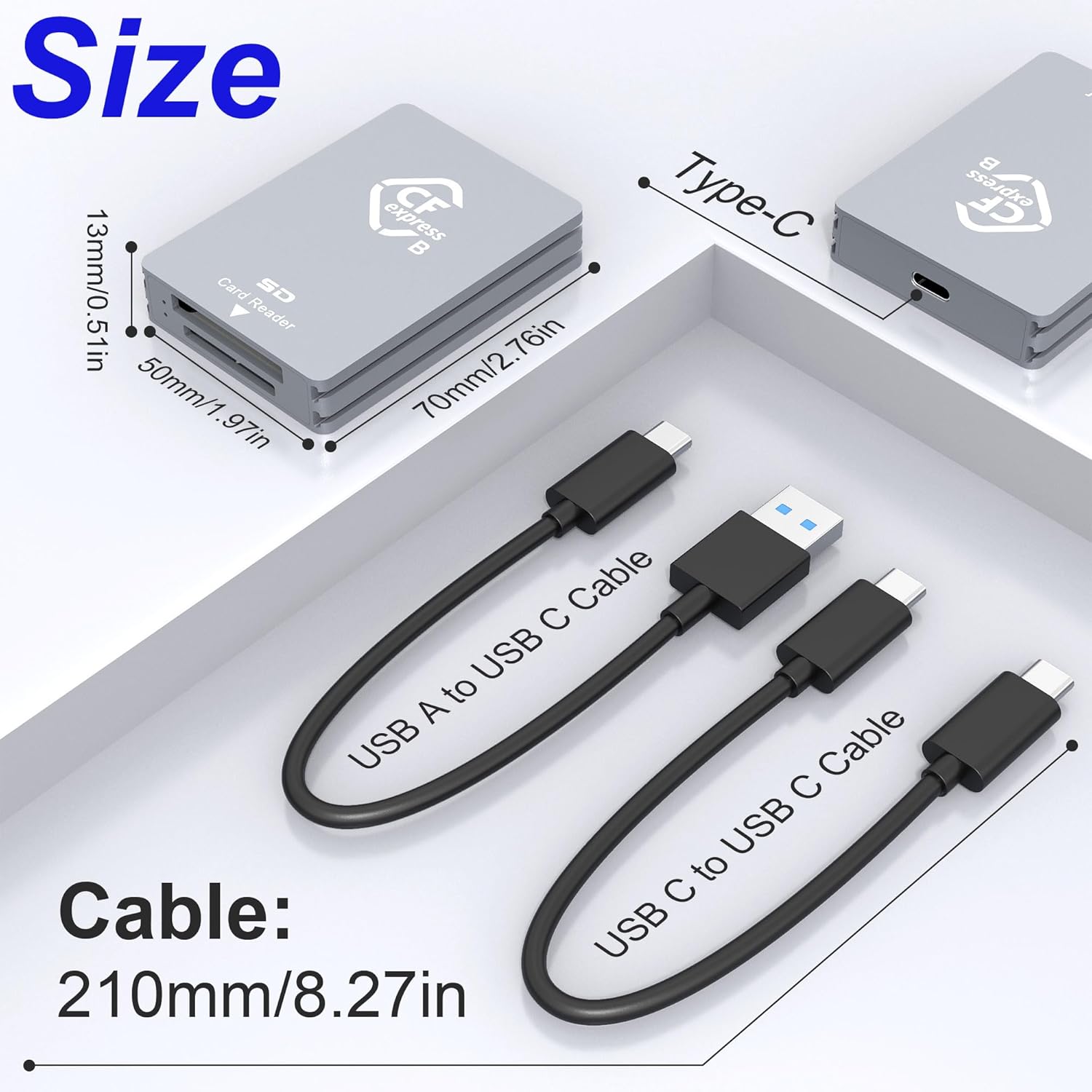 Lettore di Schede CFexpress/SD USB C 10Gbps - immagine 8