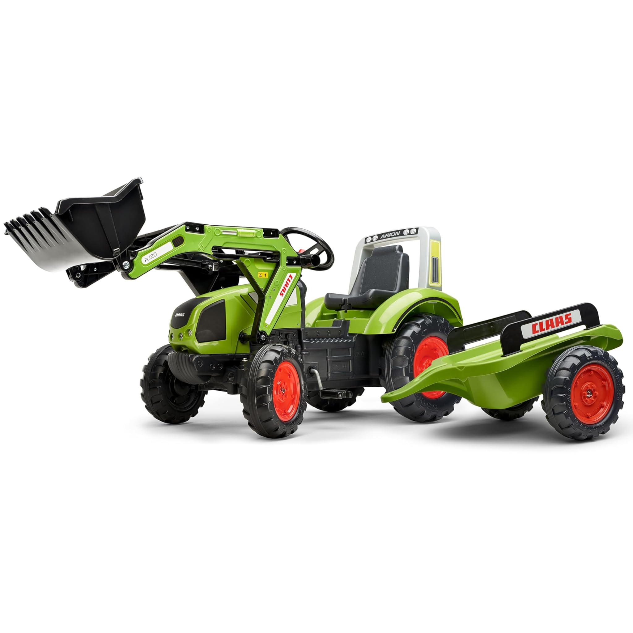 Falk Tractopala a Pedali Claas con Rimorchio