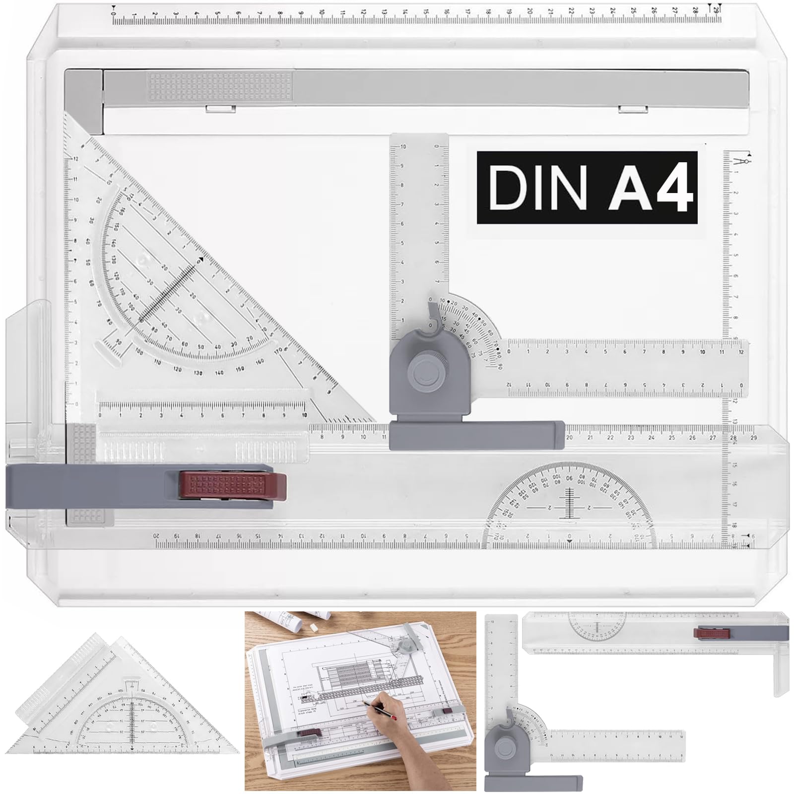 Tavola da Disegno A4 Professionale Kit Set