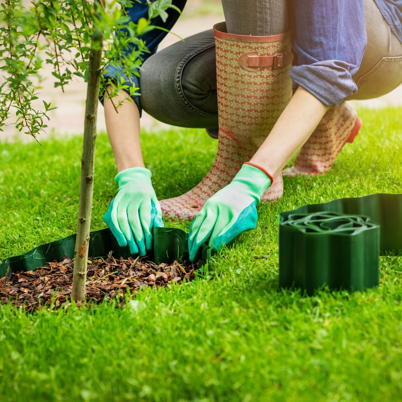 Gardenix Bordo per Aiuola Ondulato in Plastica 9m - immagine 2