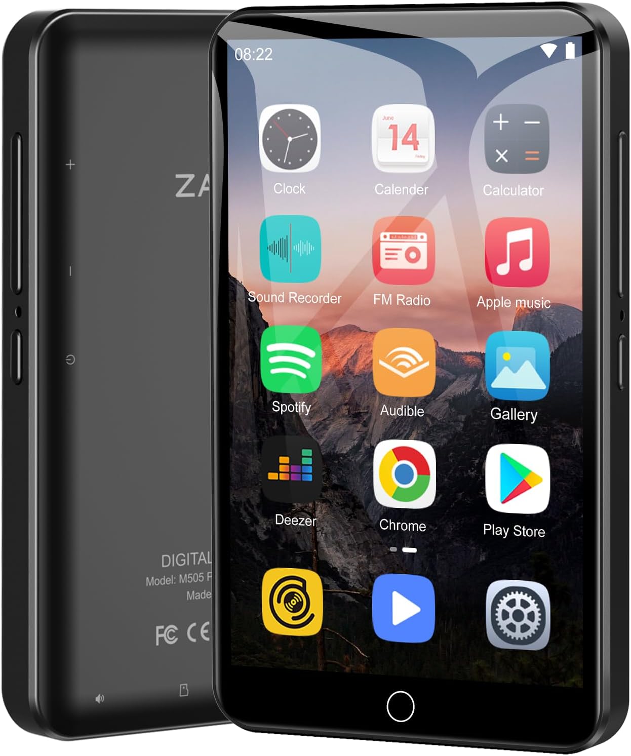 Lettore MP3 80 GB WiFi e Bluetooth Touchscreen 4" - immagine 1