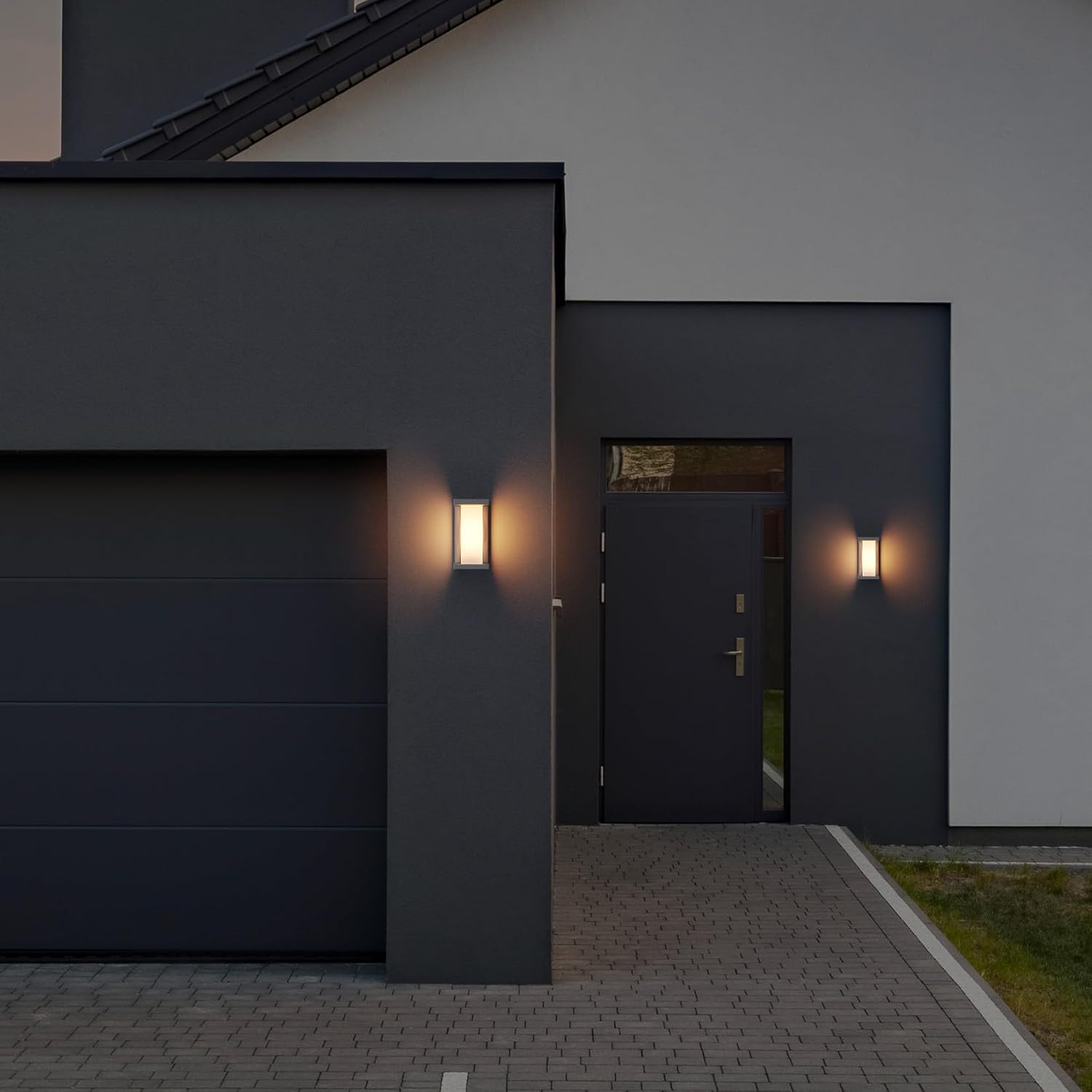 Klighten 2 Lampade da Parete E27 per Esterni, Antracite - immagine 5