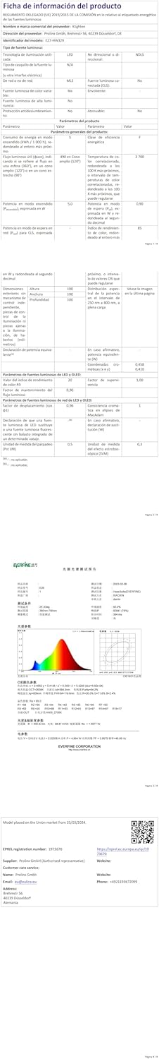 Klighten 2 Lampade da Parete E27 per Esterni, Antracite - immagine 9