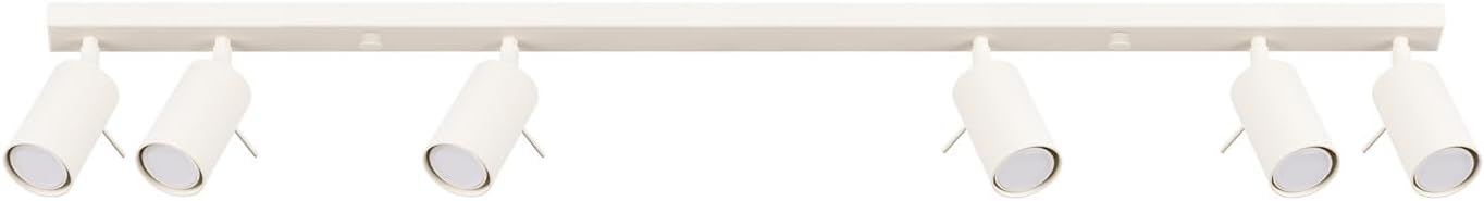 Sollux Lighting Lampada Soffitto Orientabile Beige Ring - immagine 1