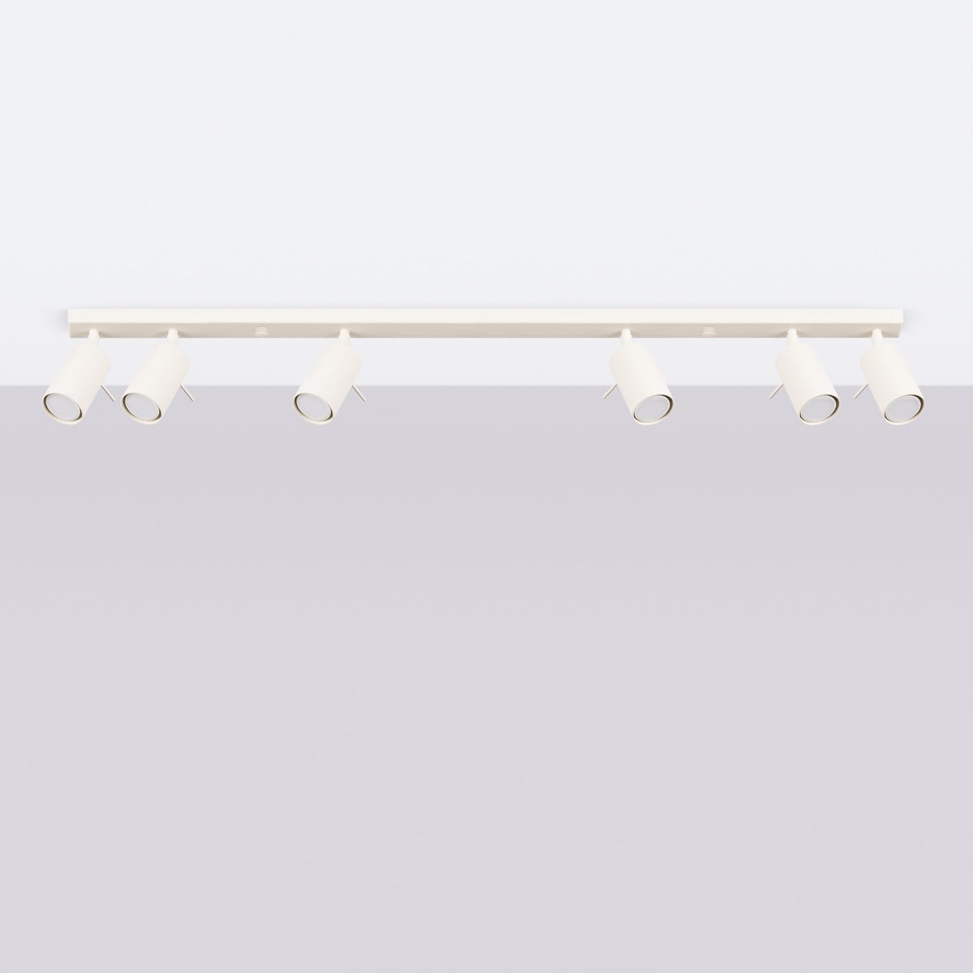 Sollux Lighting Lampada Soffitto Orientabile Beige Ring - immagine 3