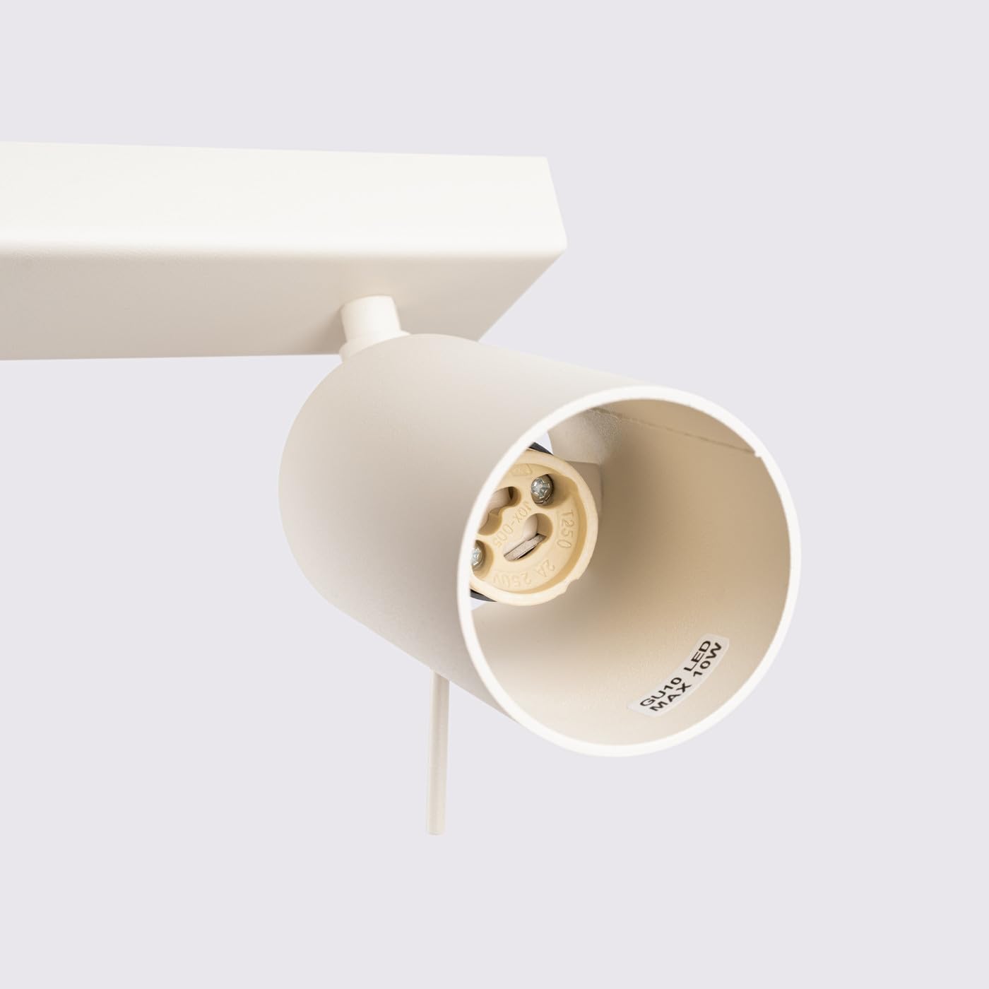 Sollux Lighting Lampada Soffitto Orientabile Beige Ring - immagine 6