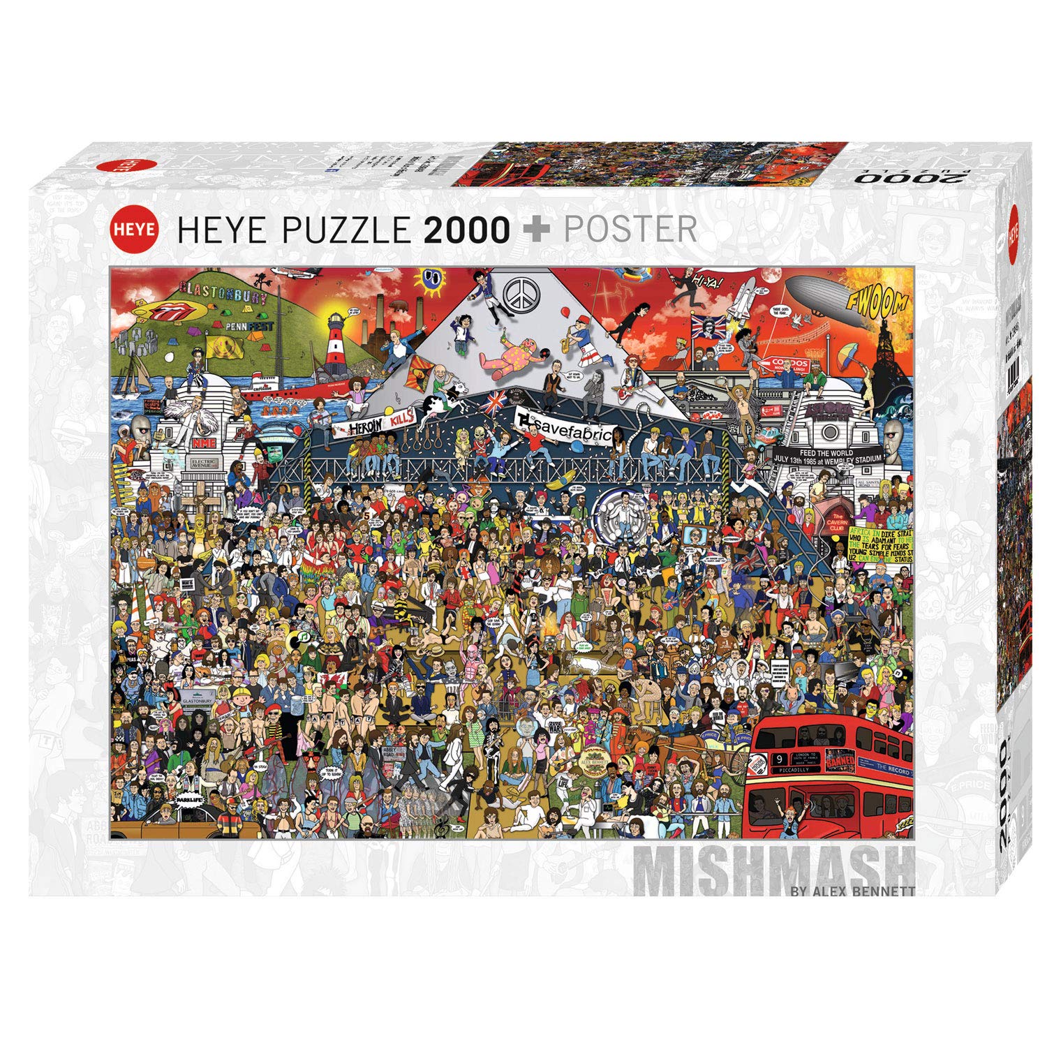 British Music History Puzzle 2000 Teile