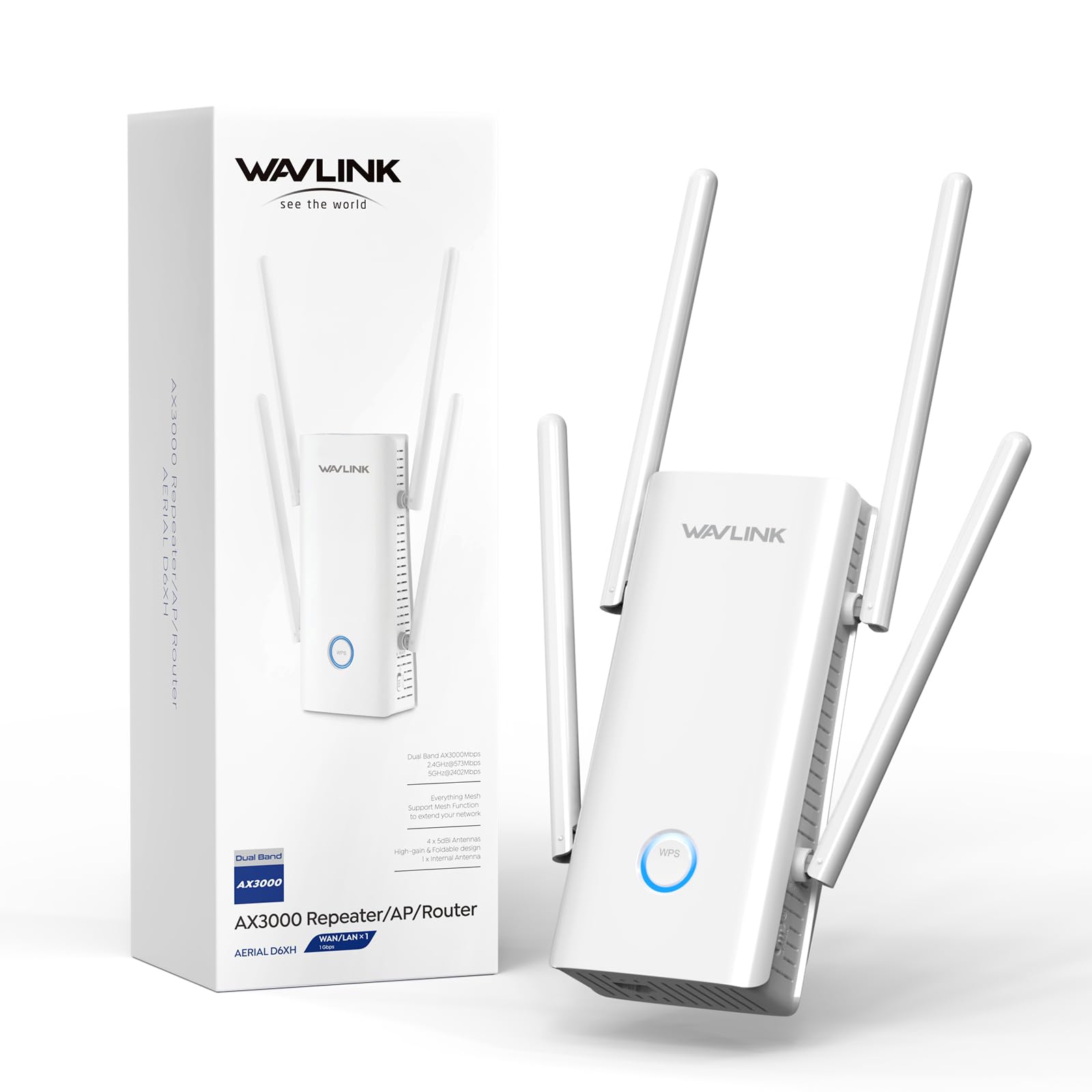 Wavlink Ripetitore WiFi 6 AX3000 Doppia Banda