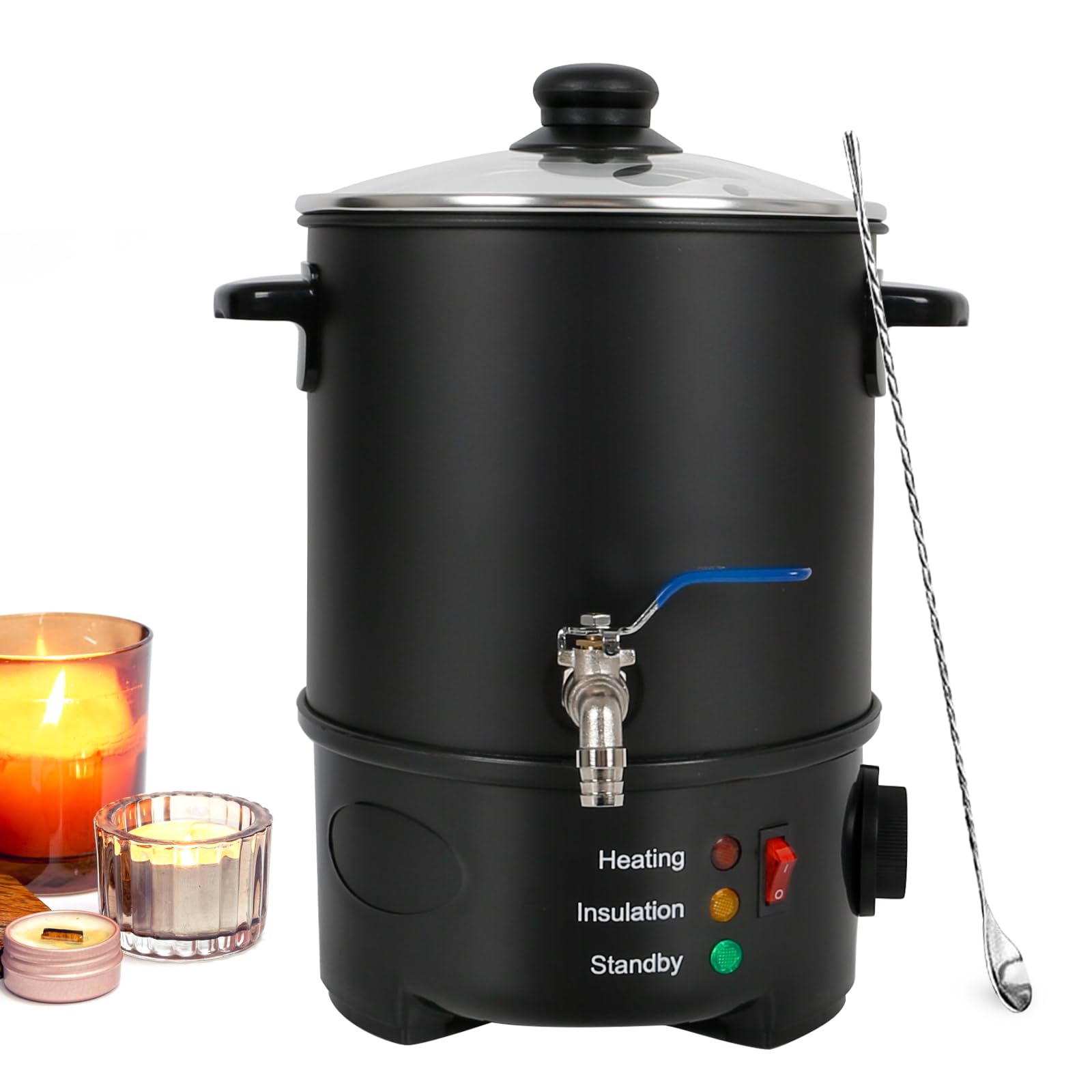 Liropau Fonditore di Cera Elettrico 4L per Candele