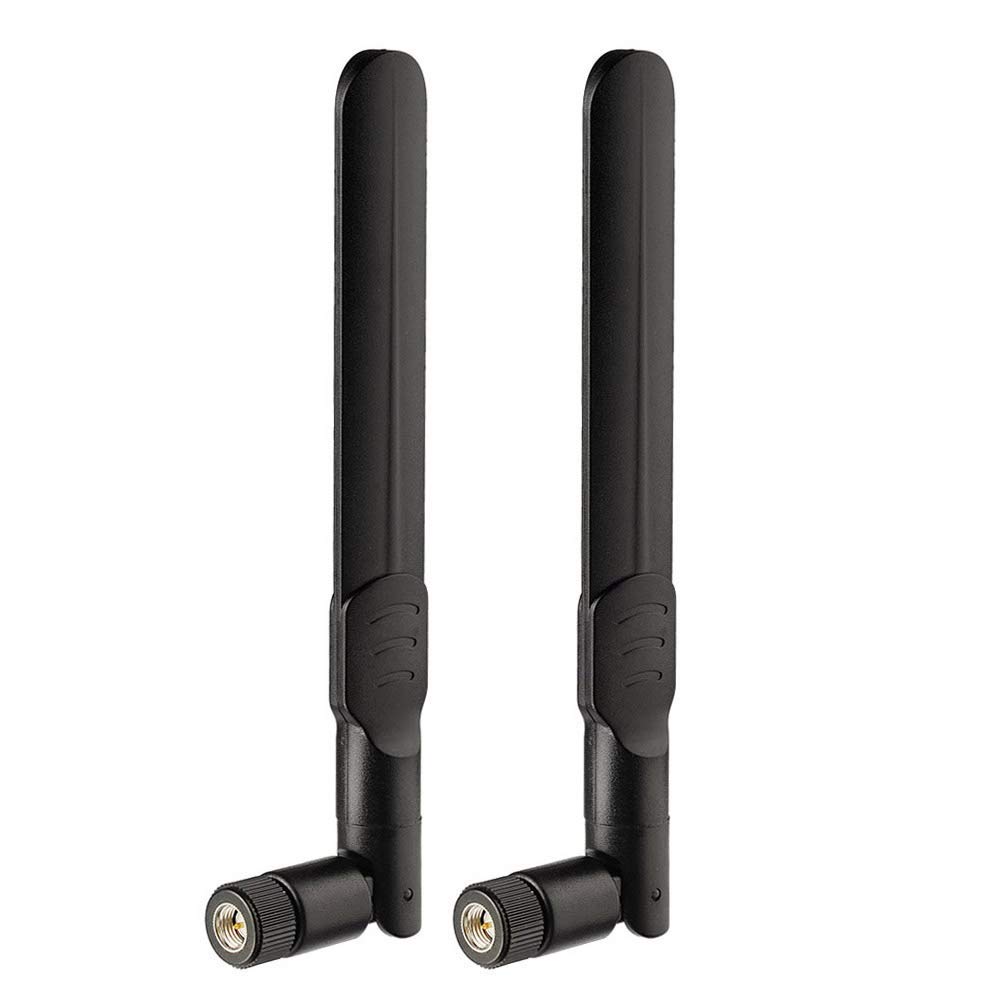 Bingfu Antenna 4G LTE SMA Maschio 8 dBi (2 Pezzi)