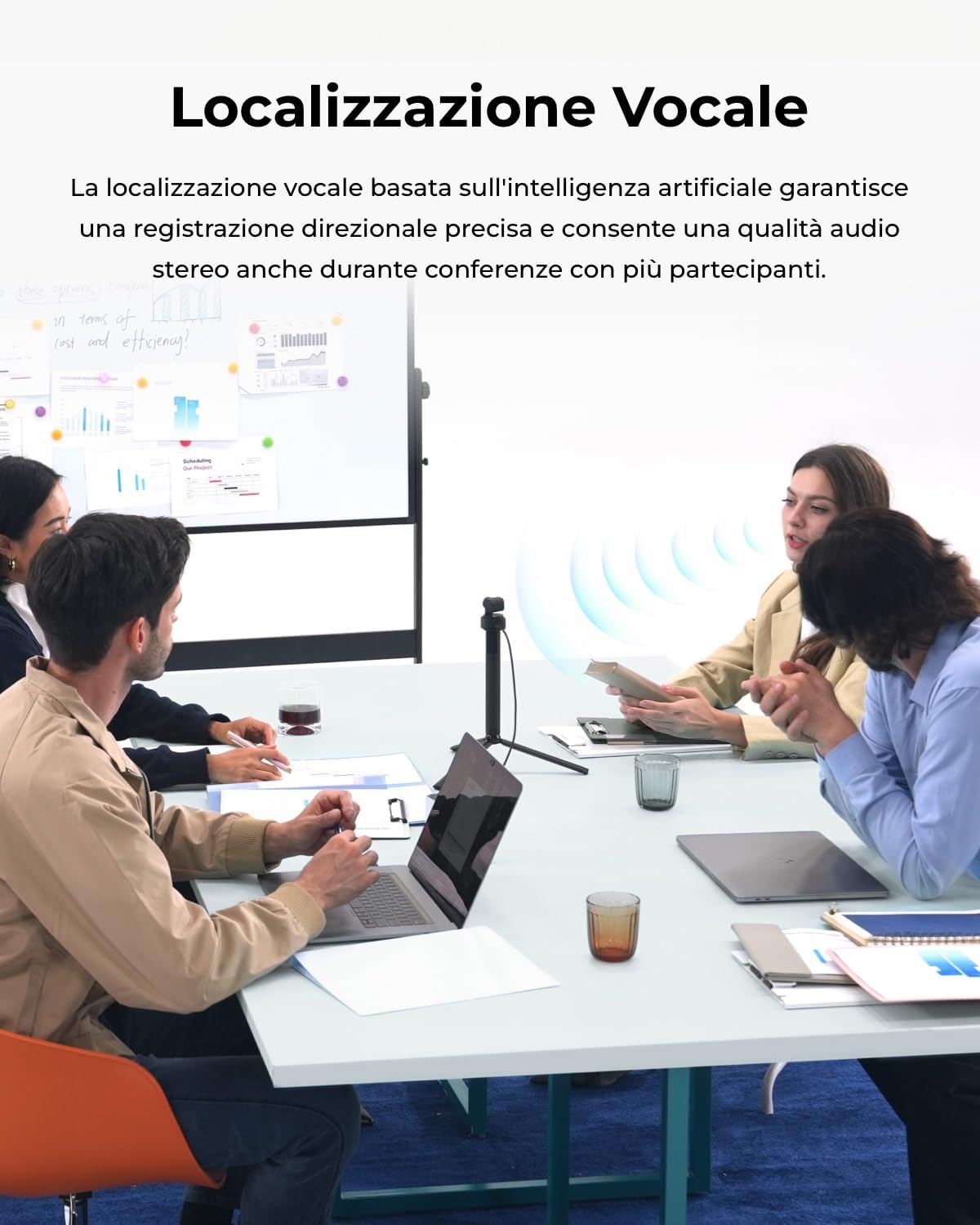 Obsbot Tiny 3 Lite - Webcam 4K AI-Powered PTZ - immagine 5