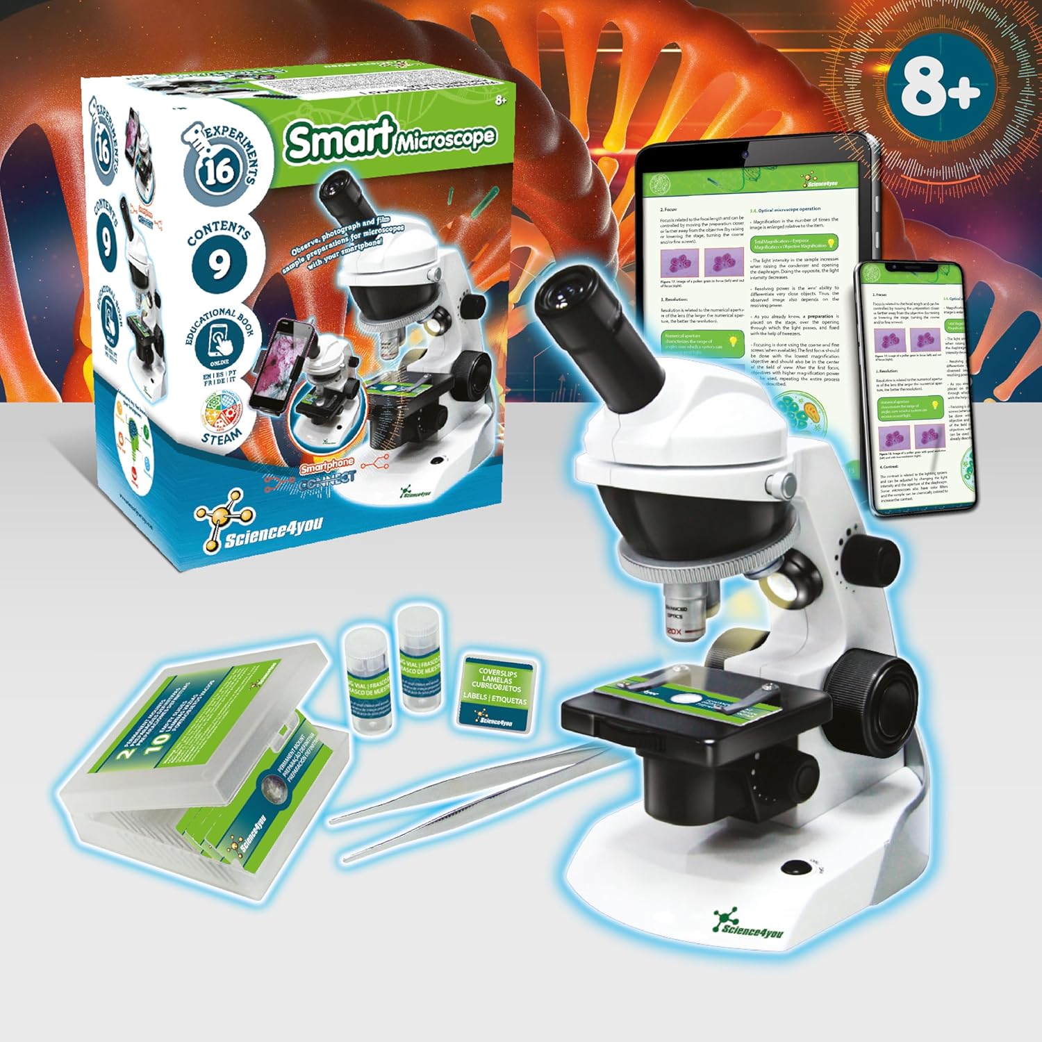 Science4you Microscopio per Bambini +8 Anni - immagine 2