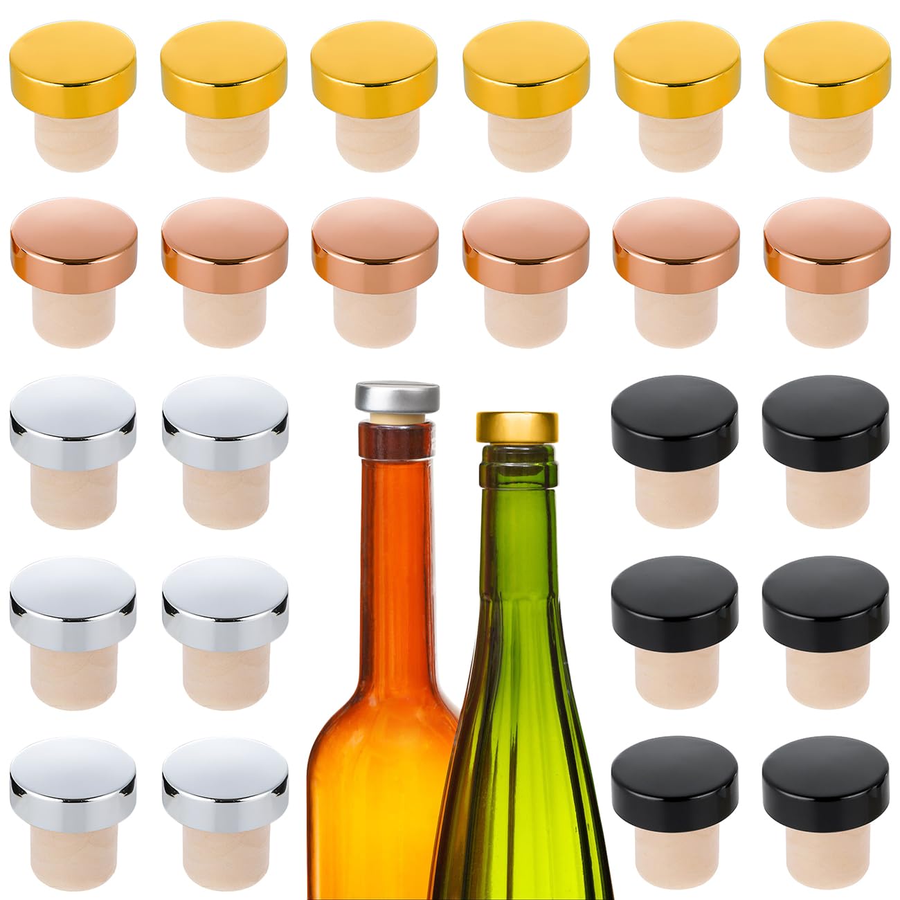 Tappi Bottiglie Vino a T - 24 Pezzi