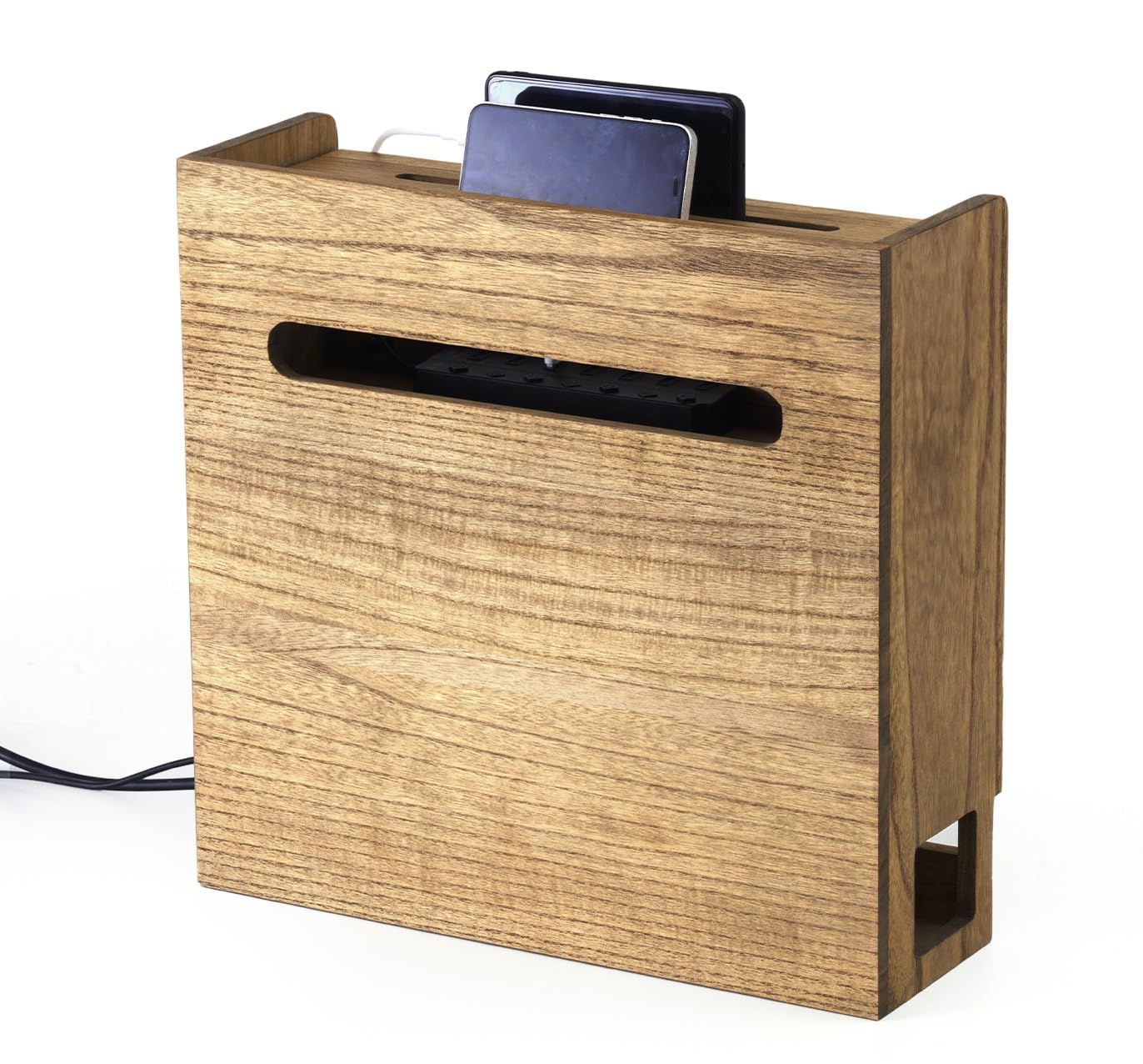 Kirigen Scatola Organizer per Router Wifi in Legno