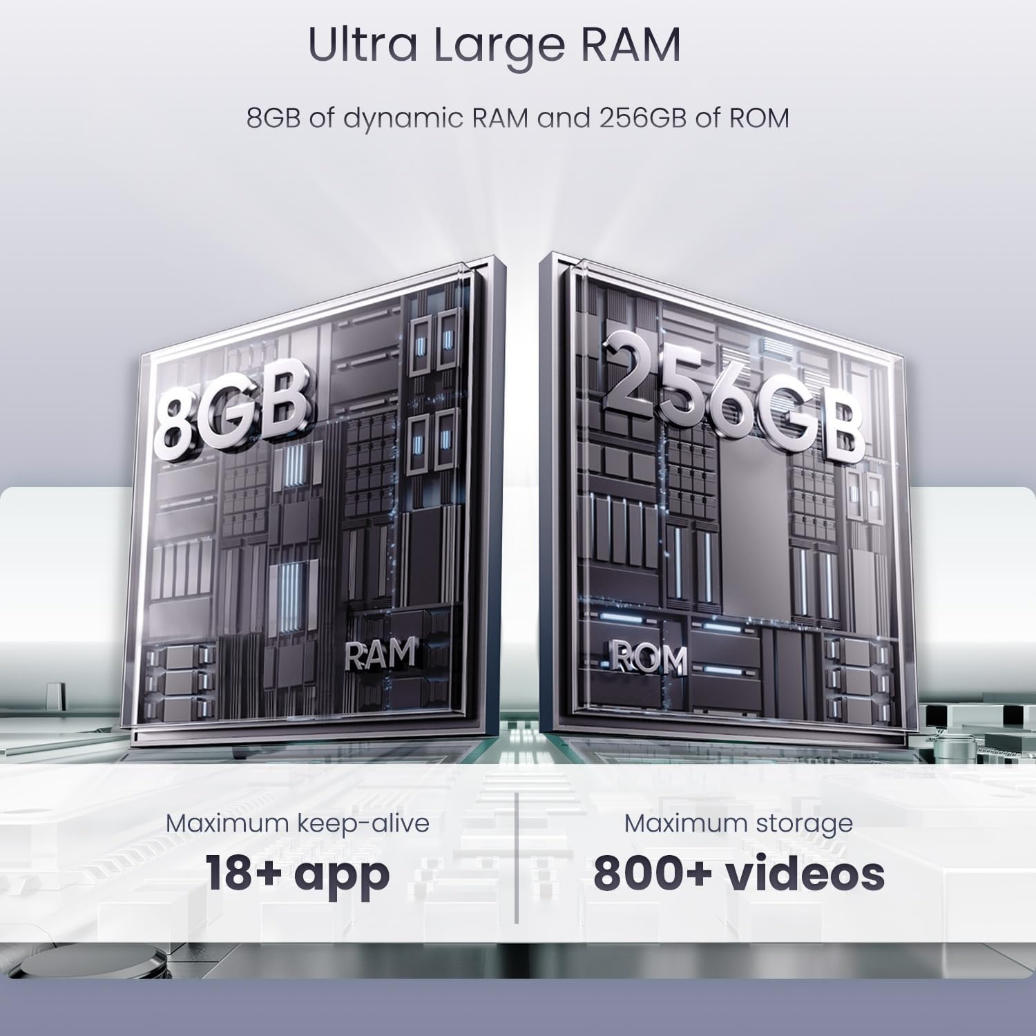 Realme 14T 5G Smartphone 8+256GB, Nero Obsidiana - immagine 2