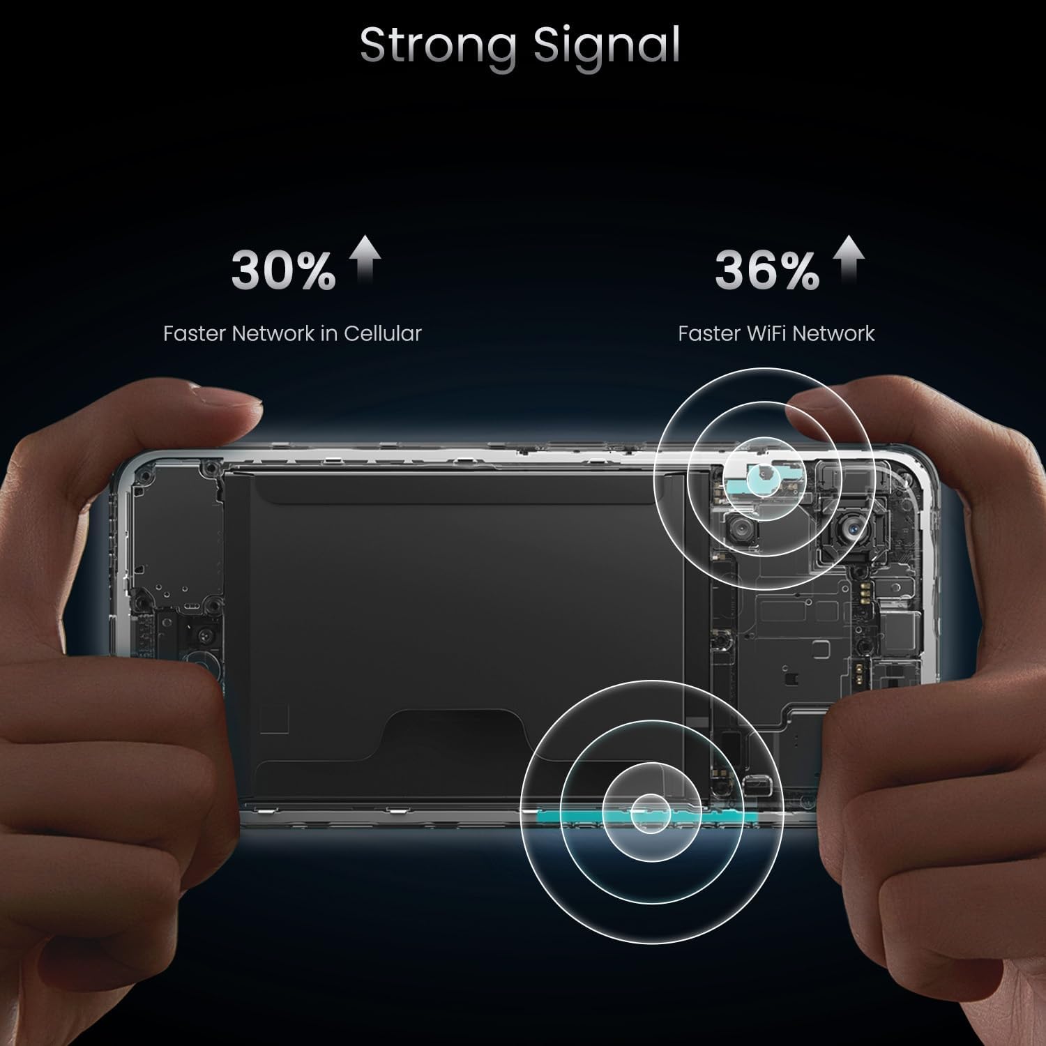 Realme 14T 5G Smartphone 8+256GB, Nero Obsidiana - immagine 5