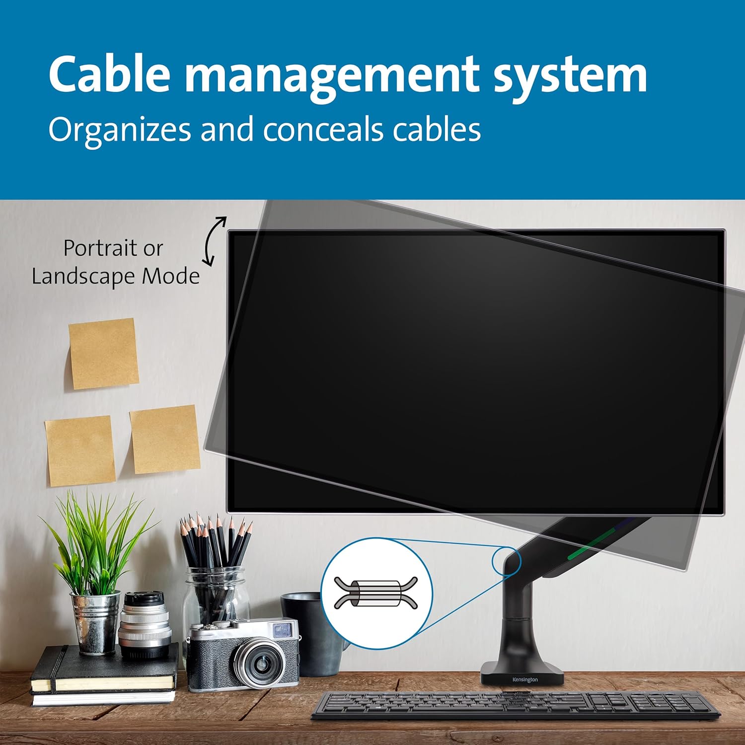 Kensington Braccio per Monitor Singolo con Piastra Vesa, Nero - immagine 7