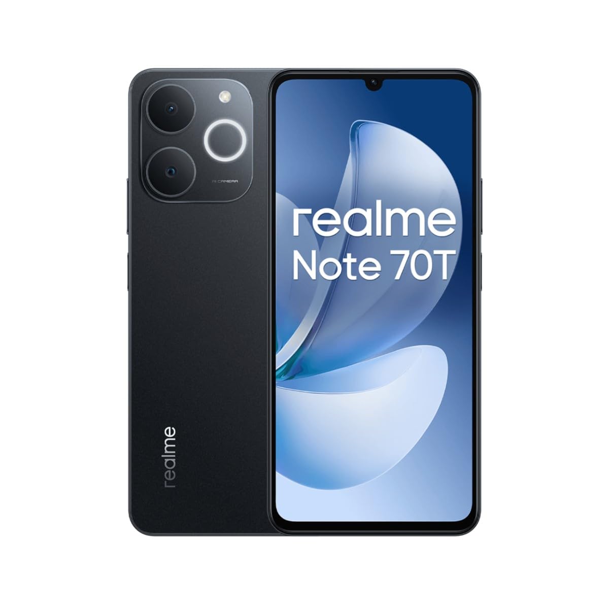 Realme Note 70T Smartphone 4+256GB, Nero