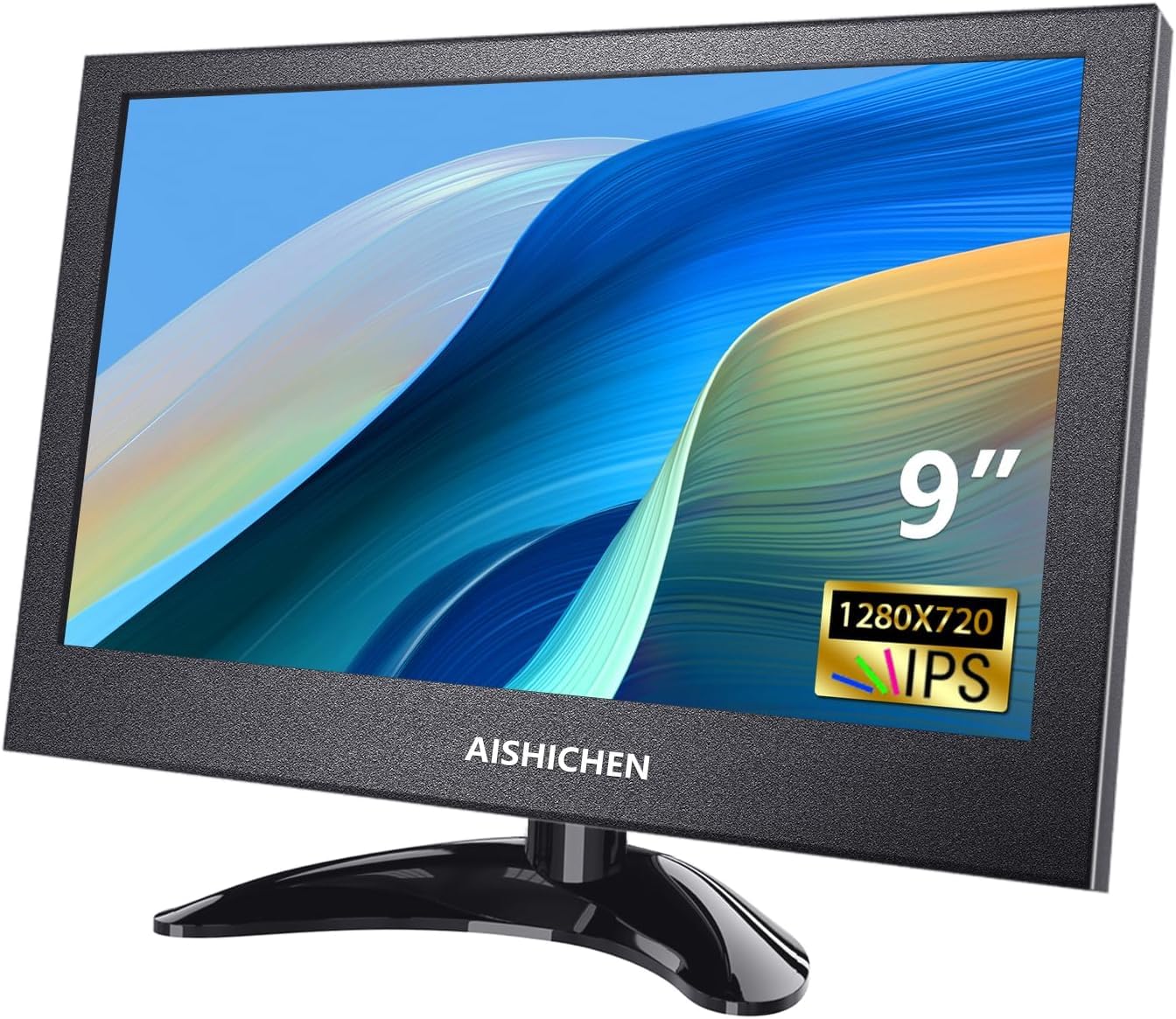 Aishichen Mini Monitor HDMI 9 pollici con Altoparlante