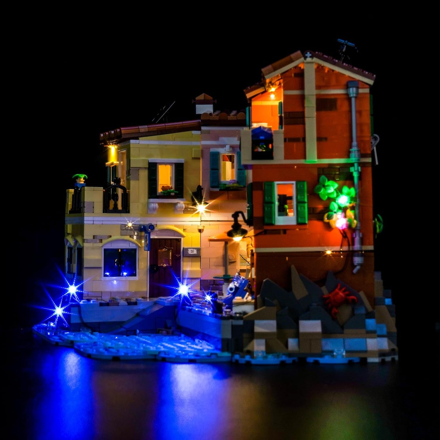 Kit Luce Telecomando Compatibile con Lego Italian Riviera 21359 - immagine 3