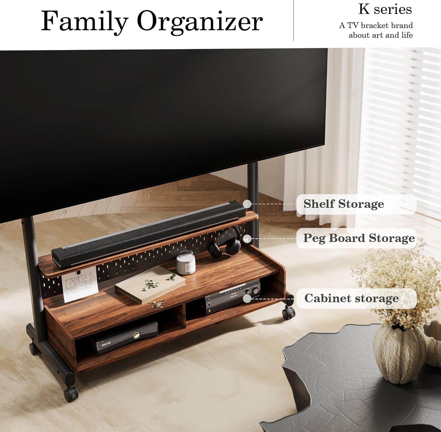 Fitueyes Supporto TV da Pavimento per 70-100 pollici - immagine 2