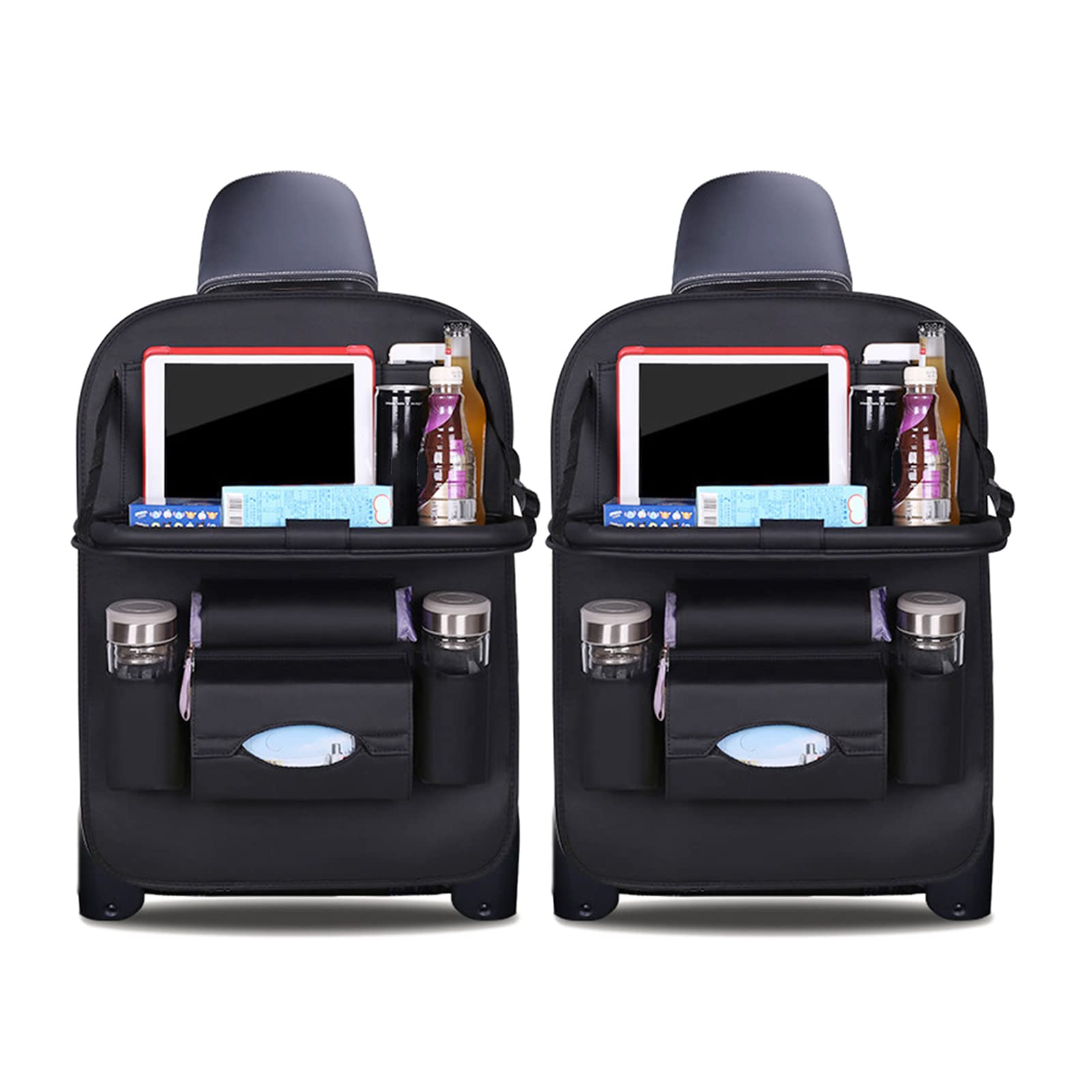 Ergocar Protezione Sedile Auto Organizzatore 2 Pack