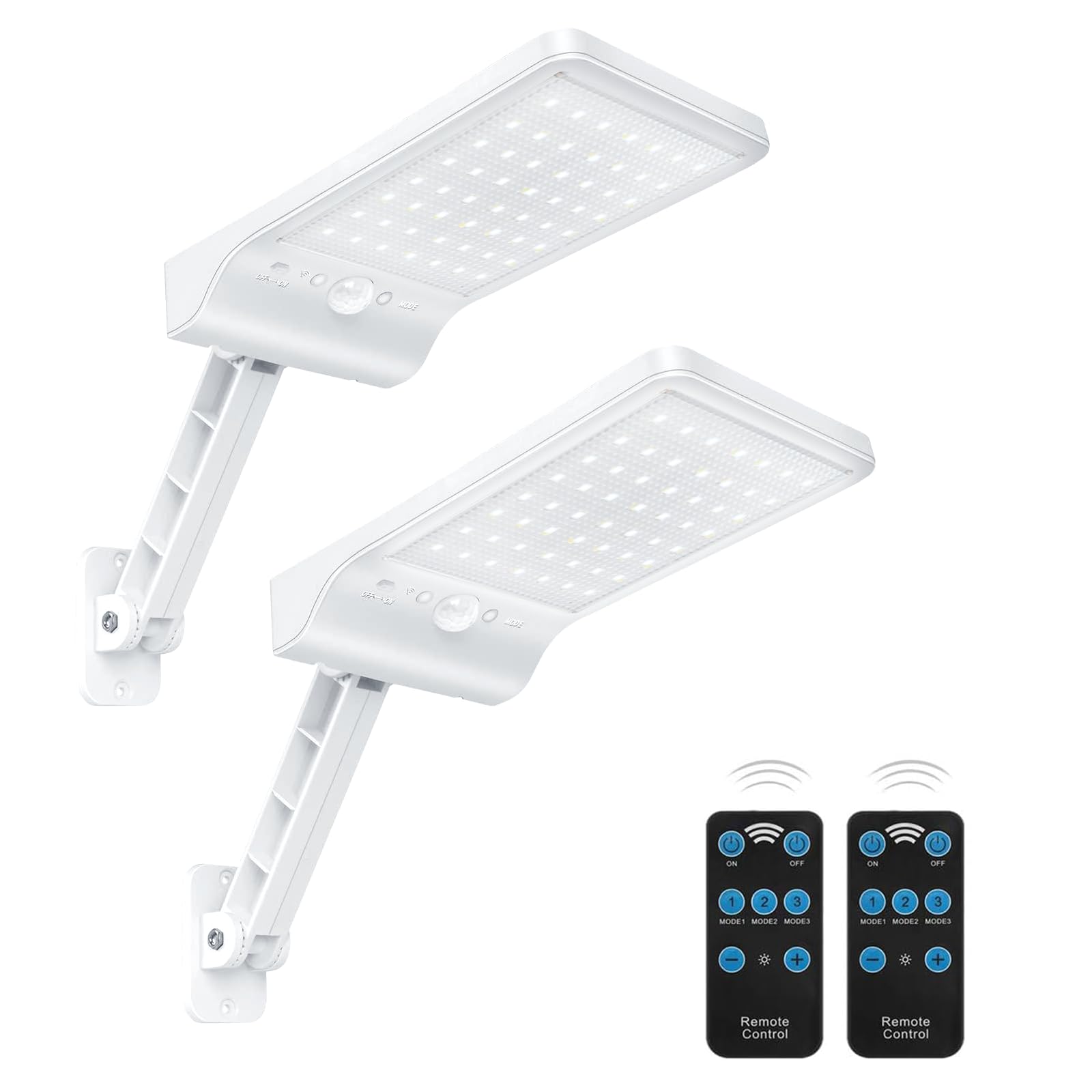 Moman Faretti Solari a LED da Esterno 56 LED - 2 Pezzi