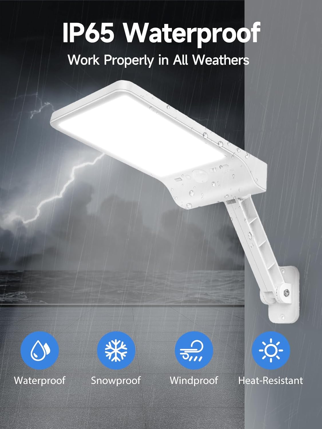 Moman Faretti Solari a LED da Esterno 56 LED - 2 Pezzi - immagine 3