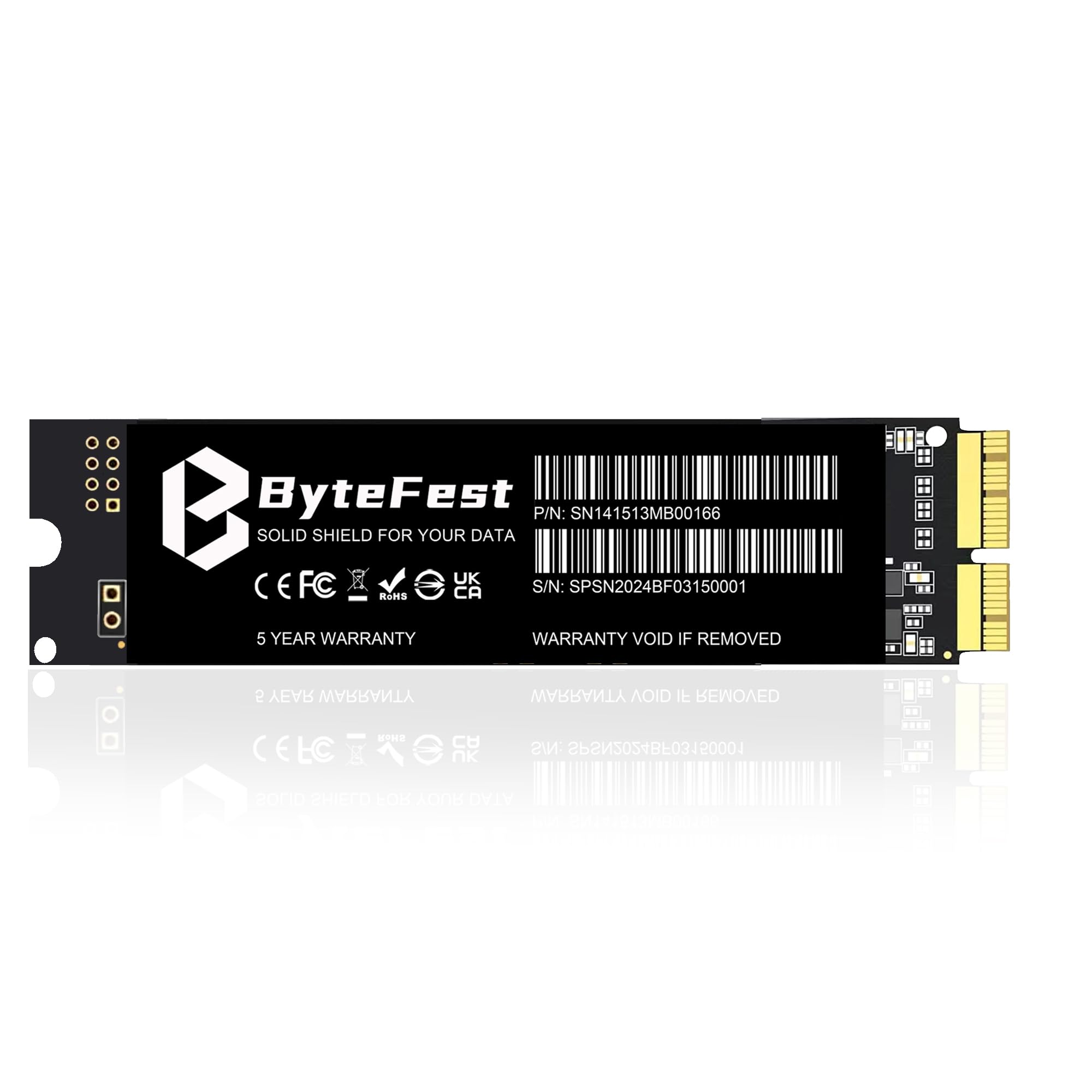 Bytefest MAC SSD 512GB NVMe PCIe Gen3.0x4