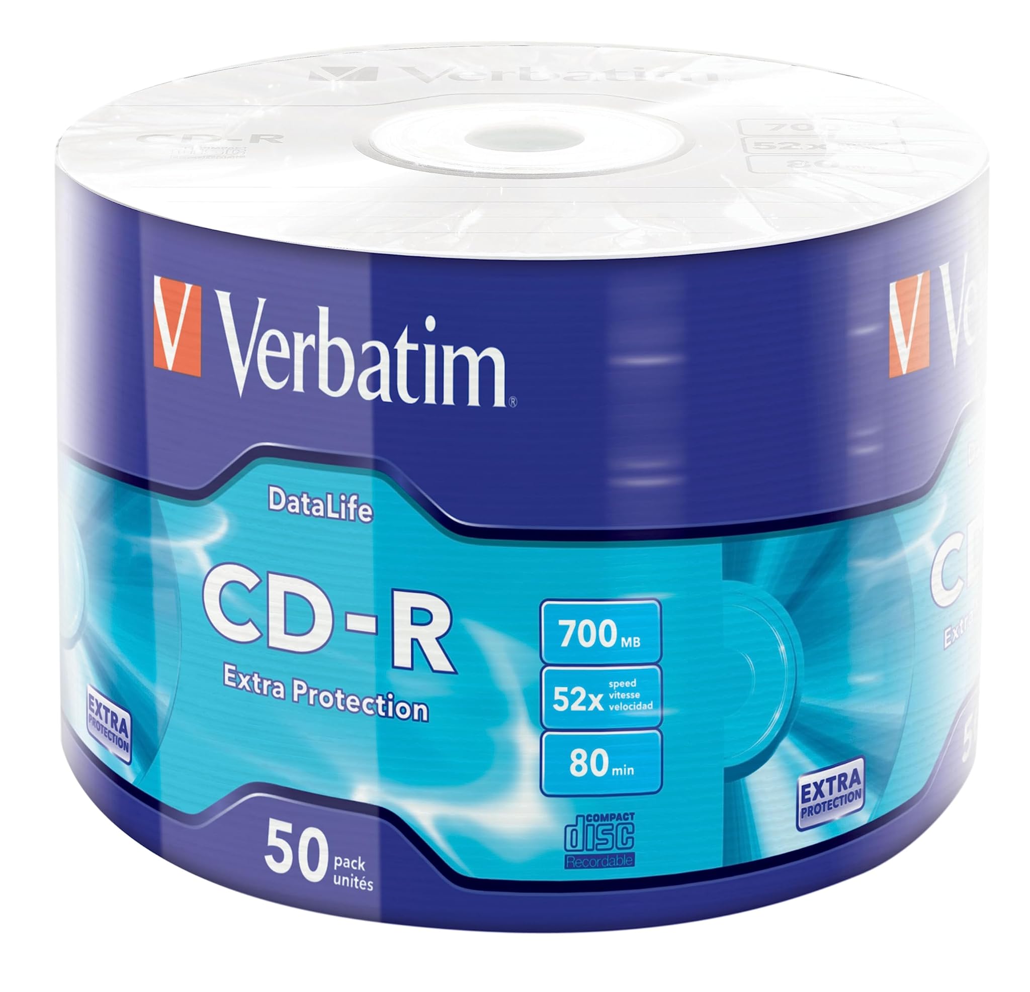 Verbatim CD-R Extra Protection (50 pezzi)