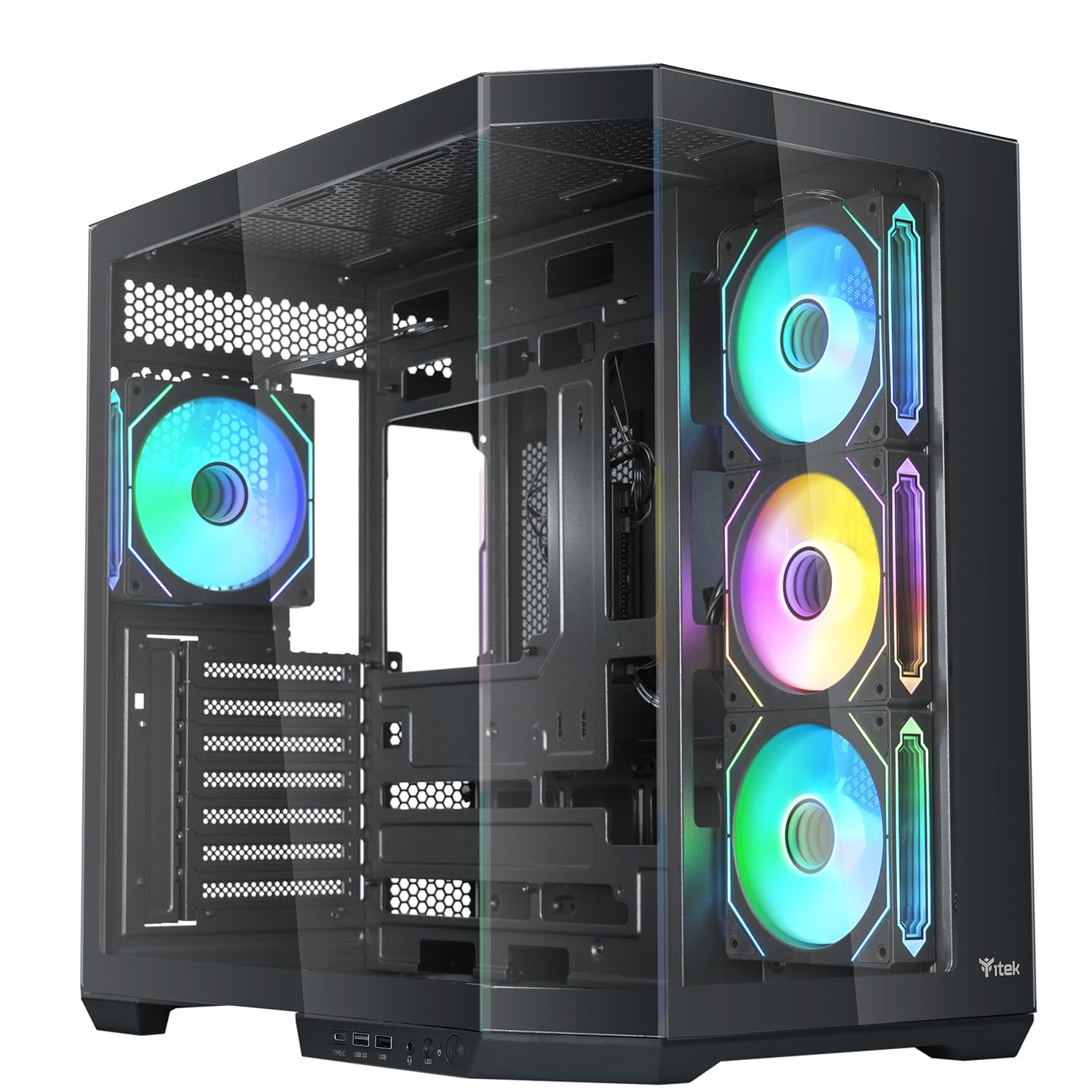 Itek Case DARK CAVE AKU - Gaming Tower ATX