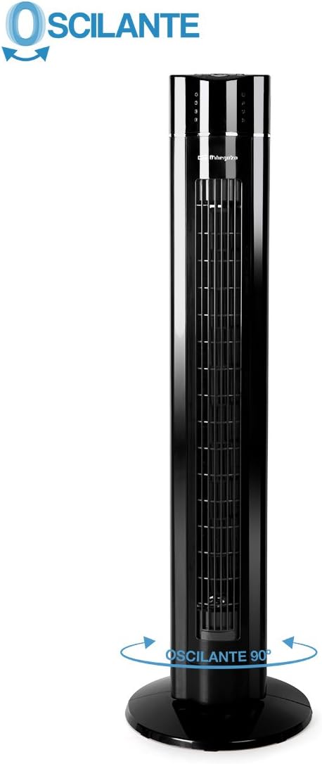 Orbegozo TWM 1009 - Ventilatore a Torre Ionico 60W, Nero - immagine 2