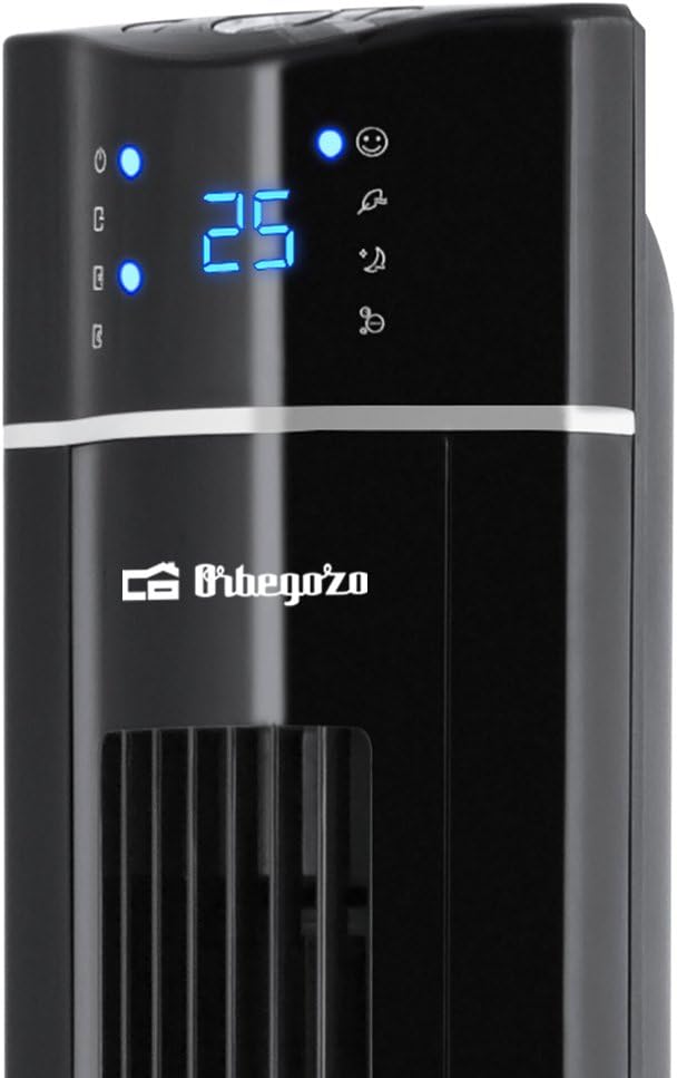 Orbegozo TWM 1009 - Ventilatore a Torre Ionico 60W, Nero - immagine 4