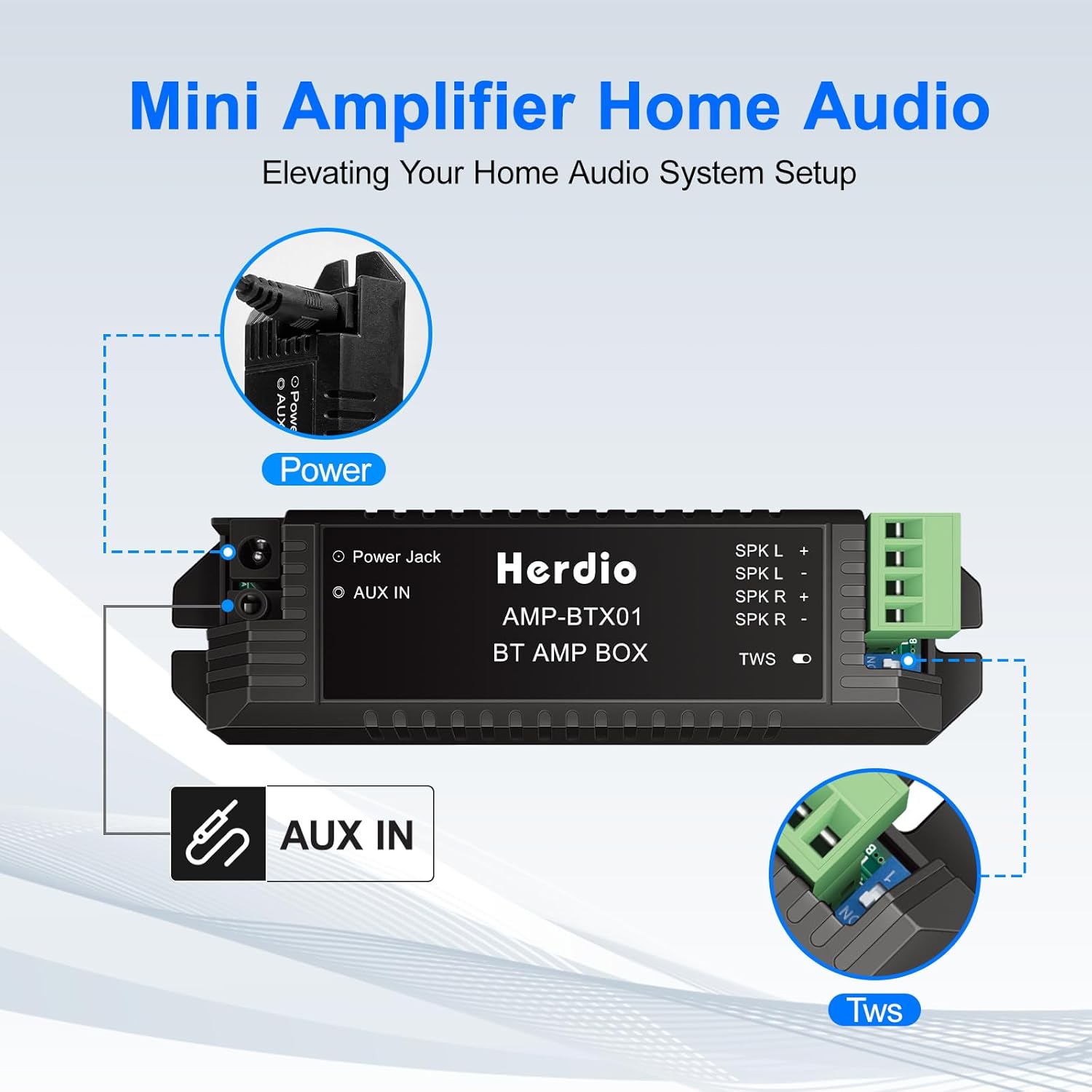 Herdio Altoparlanti Bluetooth da soffitto da 4 pollici (coppie) - immagine 5