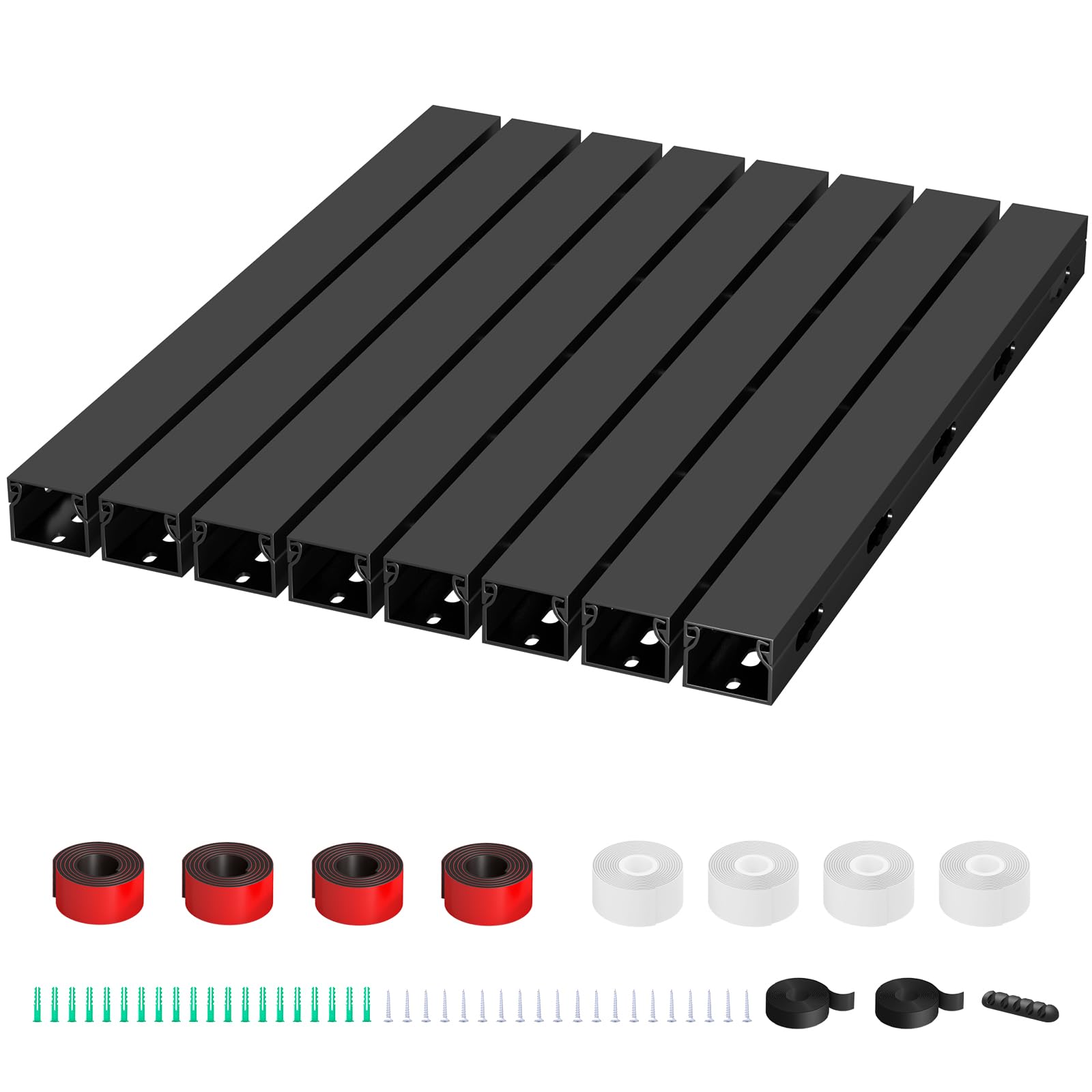 Gestione Cavi Sotto Scrivania con Foro Grande (8PCS)