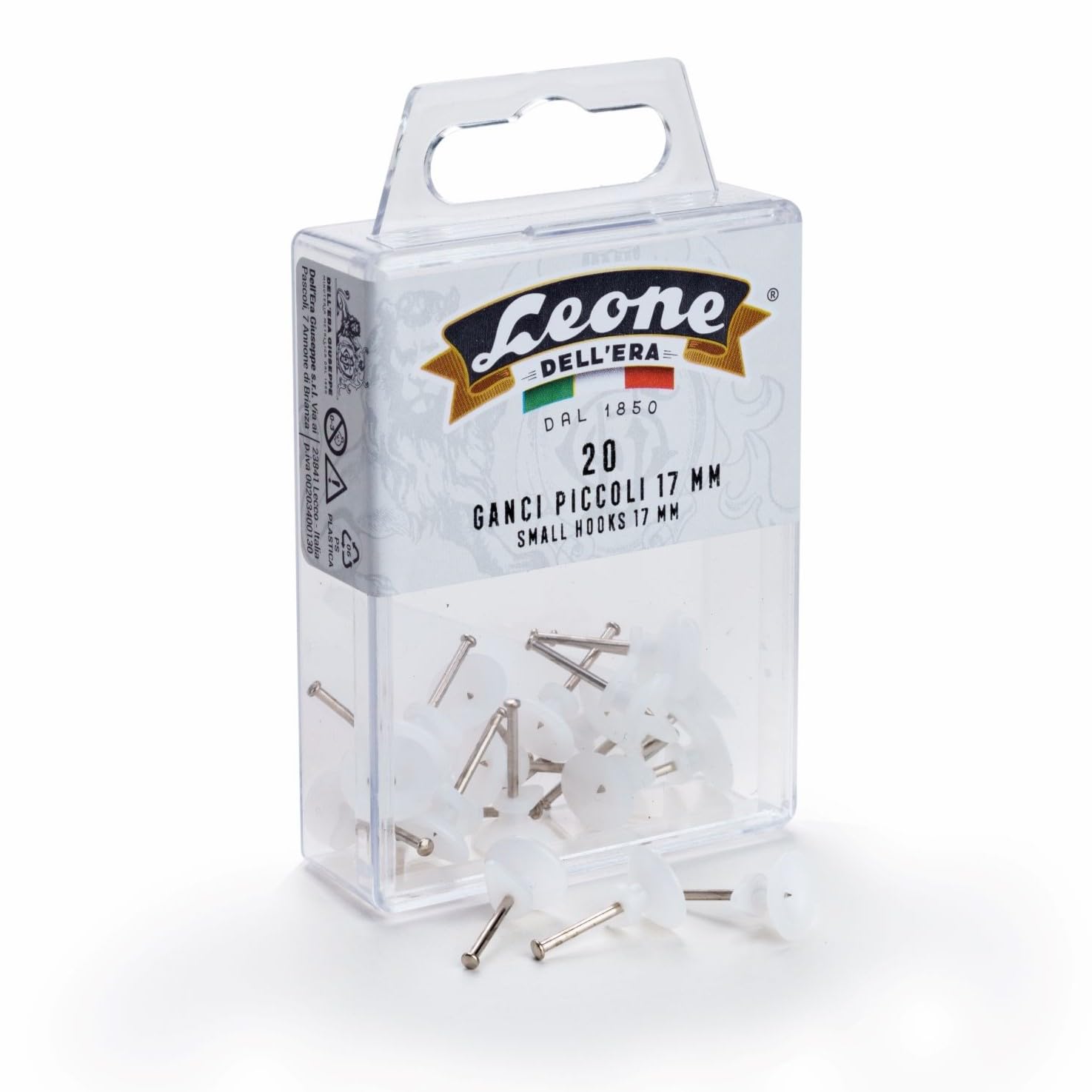 20 Ganci Leone Dell'era per Quadri con Spilli, Made in Italy