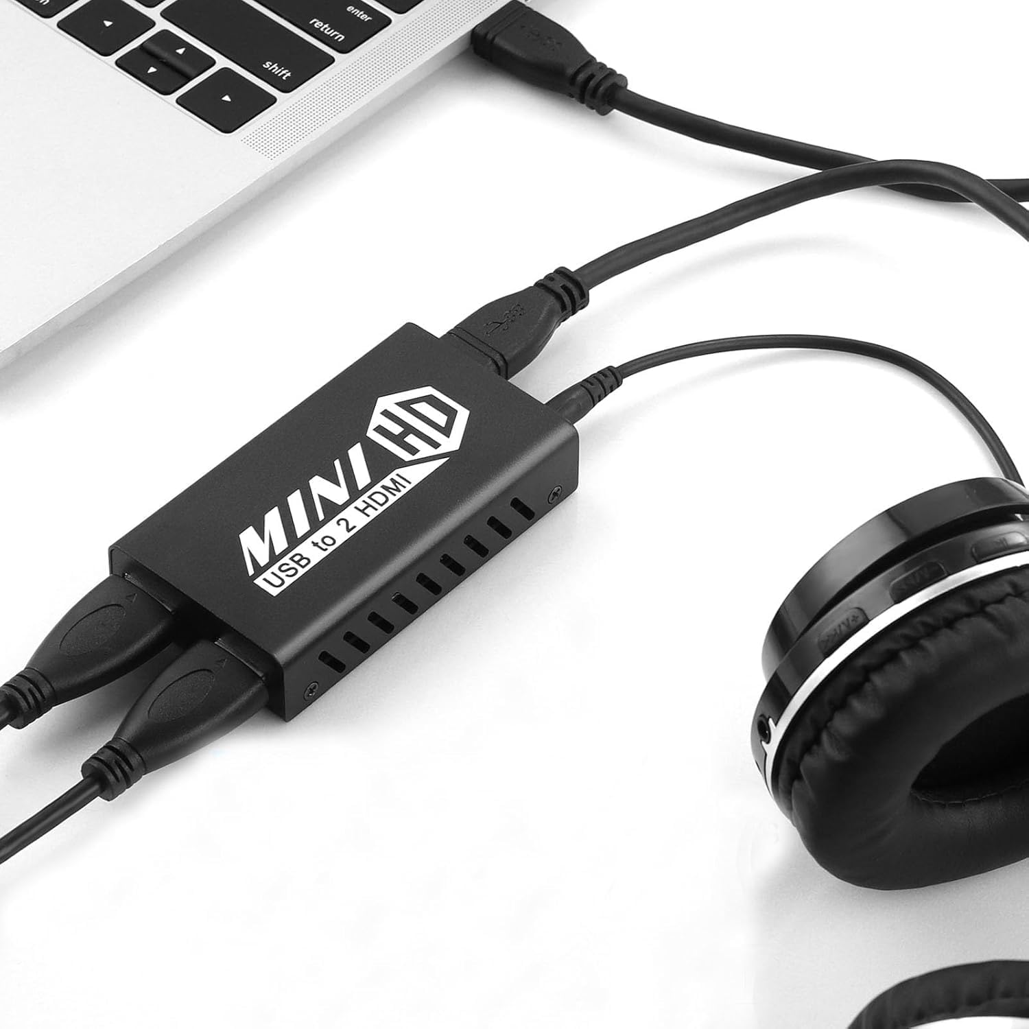 Unstincer Adattatore USB 3.0 a Dual HDMI 1080P/60Hz