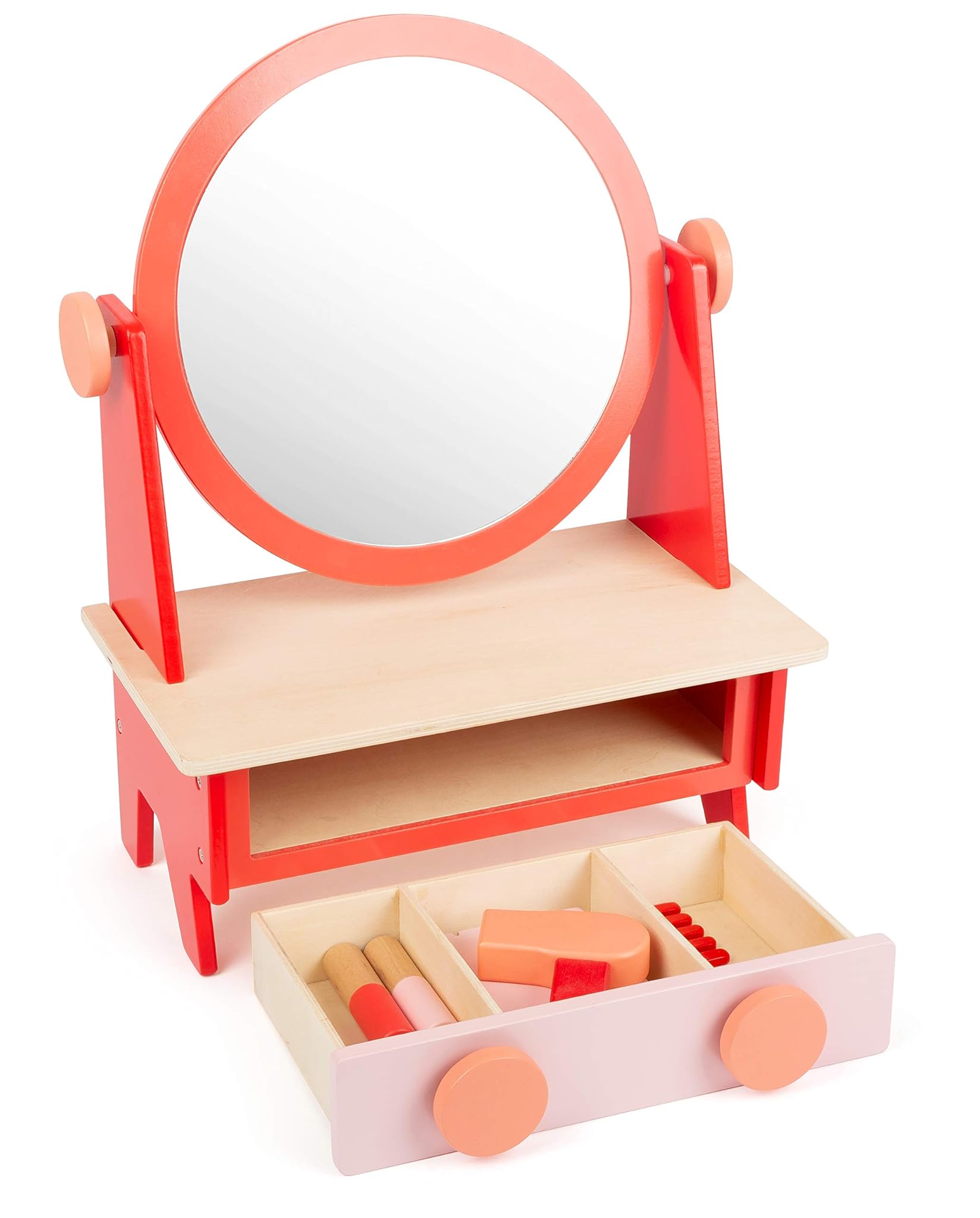 Small Foot 11409 - Tavolo Retrò con Specchio, Legno