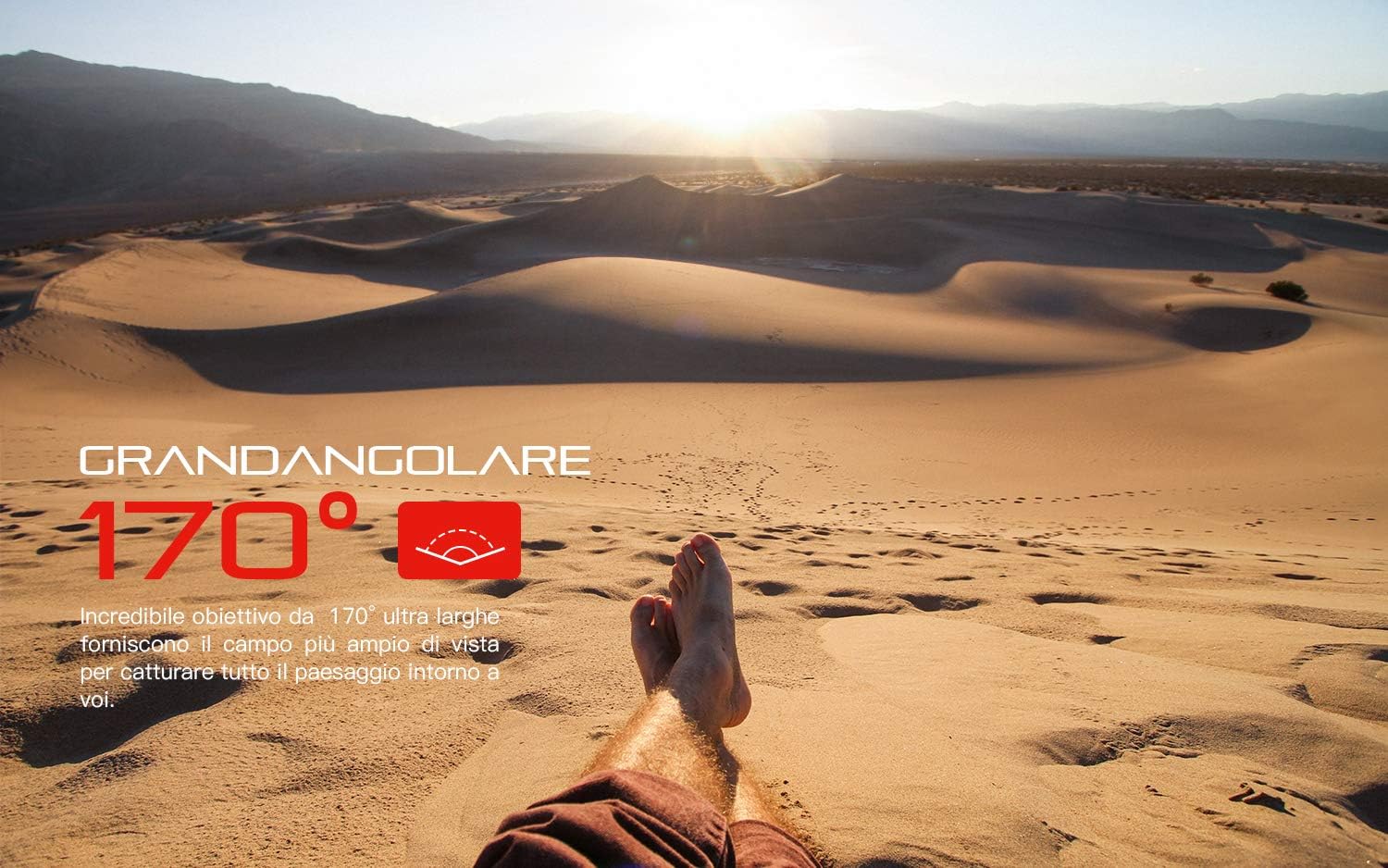 Cooau Action Cam HD 4K 20MP WiFi con Microfono Esterno - immagine 8