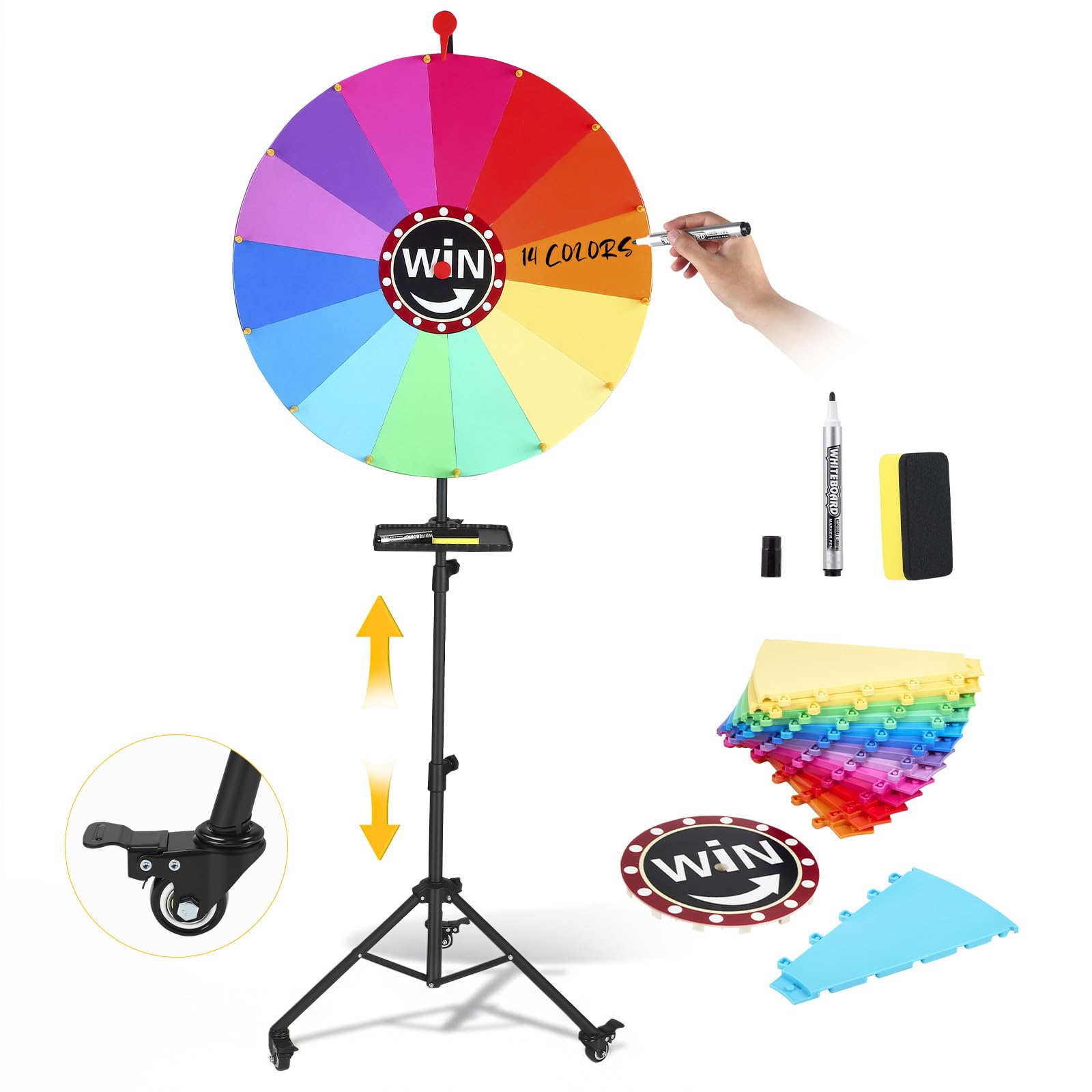 Ruota Della Fortuna 60 cm con Supporto 165 cm