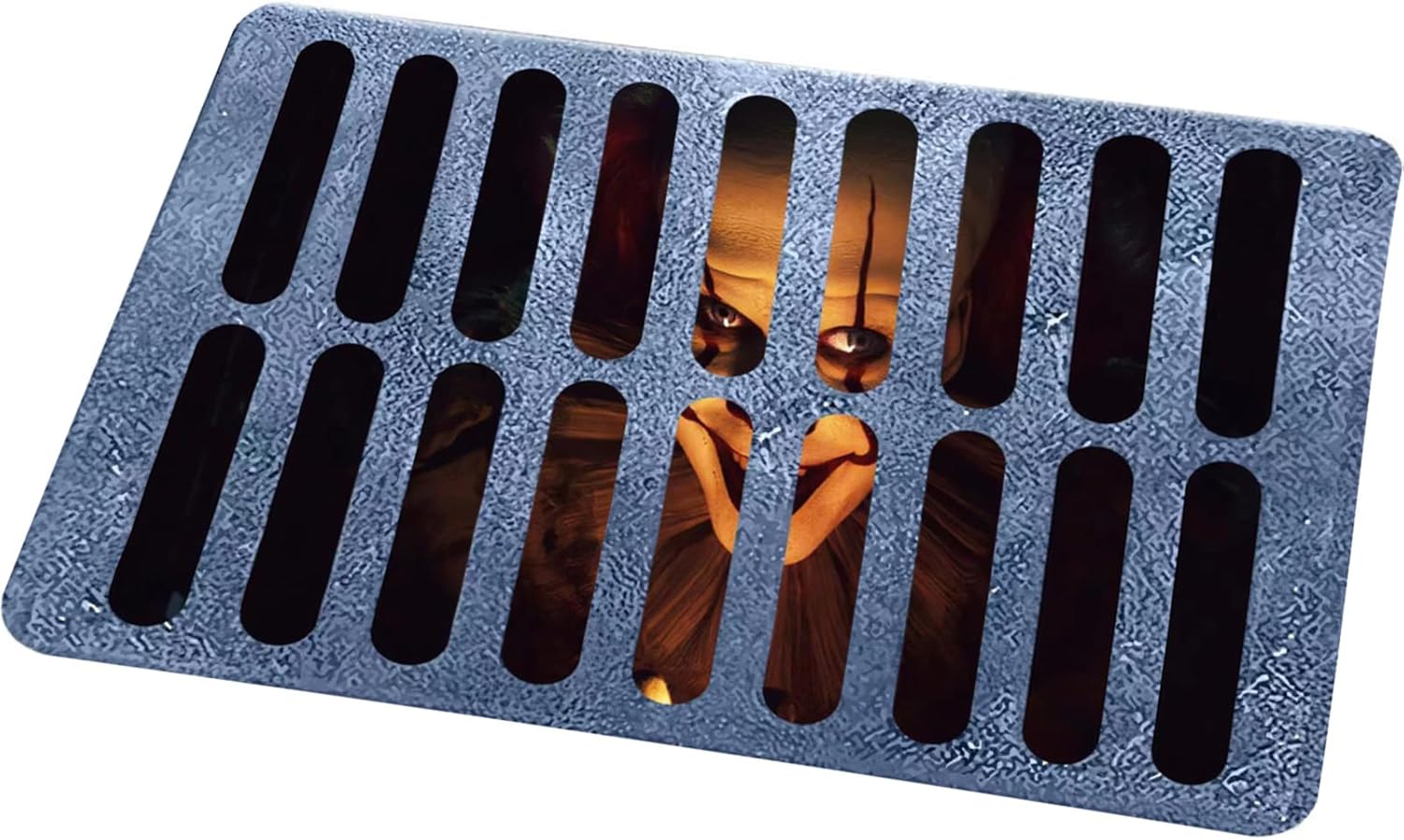 Zerbino Halloween 3D Clown - Tappeto Illusione Ottica 40x60cm - immagine 1