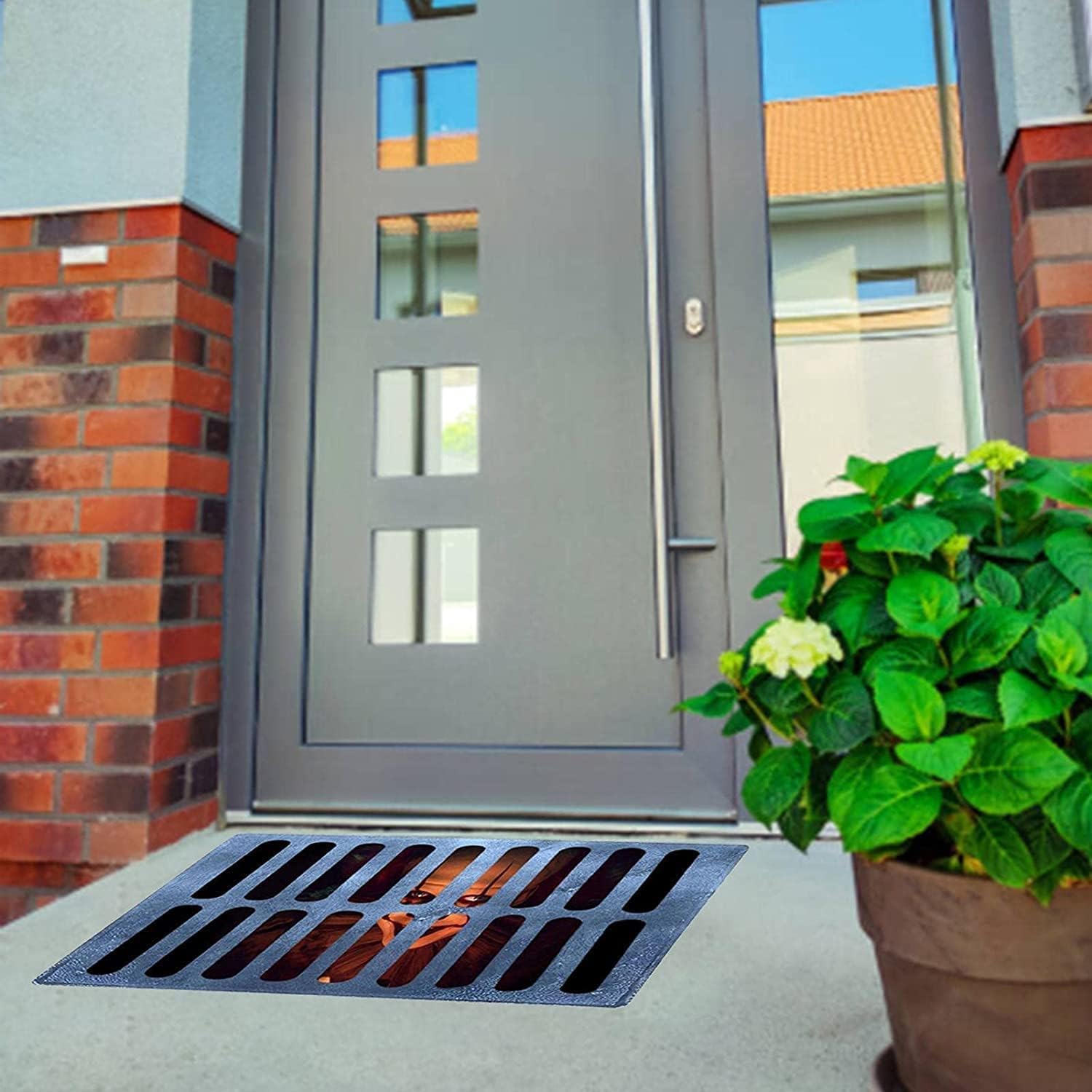 Zerbino Halloween 3D Clown - Tappeto Illusione Ottica 40x60cm - immagine 6