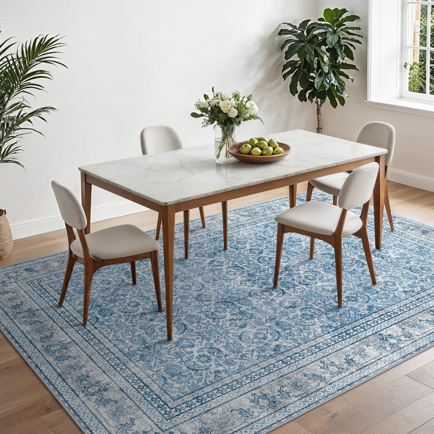 Beimo Tappeto Salotto Pelo Corto 120x170cm, Blu Marino - immagine 5