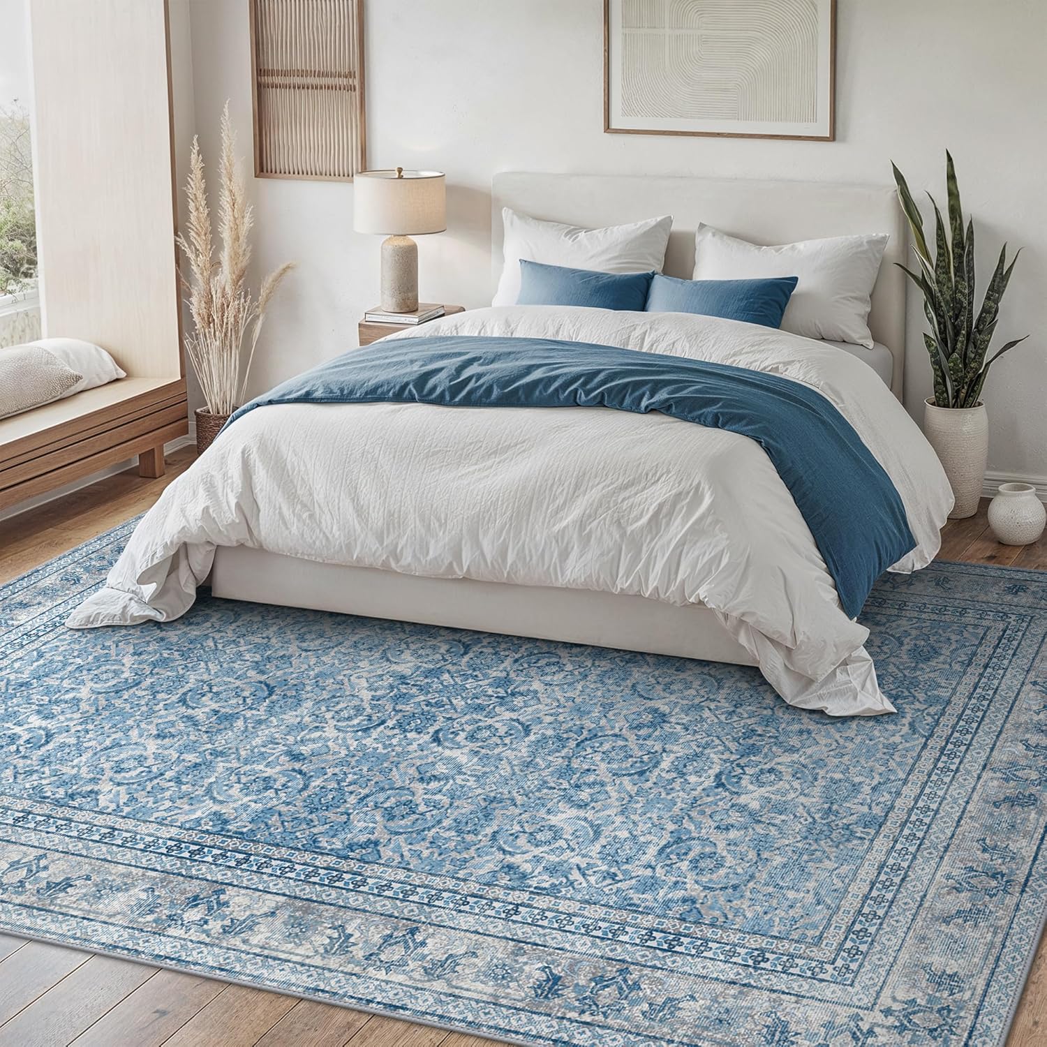 Beimo Tappeto Salotto Pelo Corto 120x170cm, Blu Marino - immagine 6