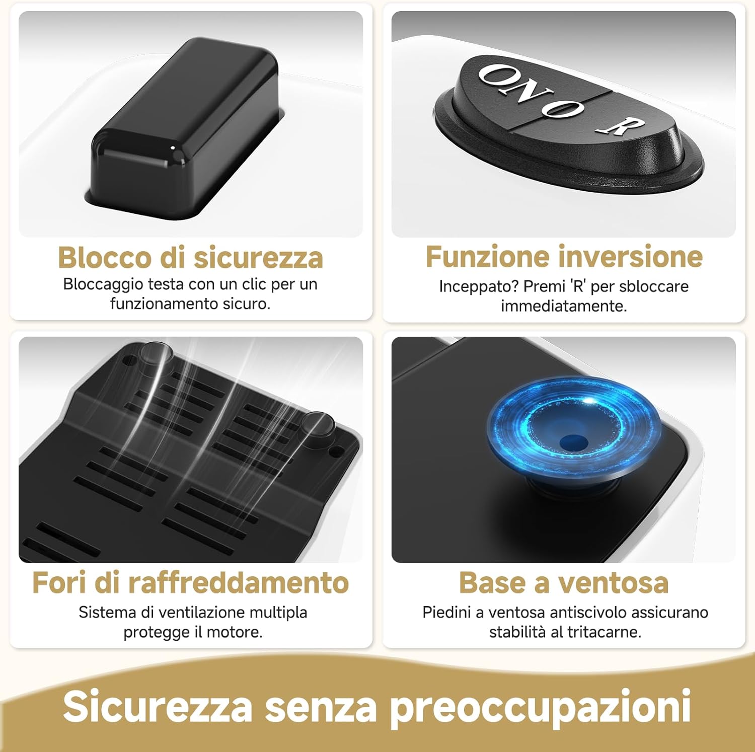 Amzchef Tritacarne Elettrico per Casa - immagine 6