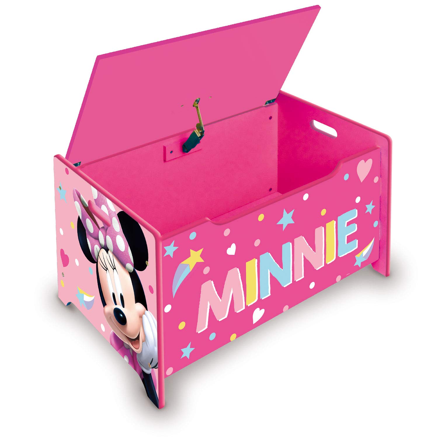Cassapanca in legno Portagiochi Disney Minnie