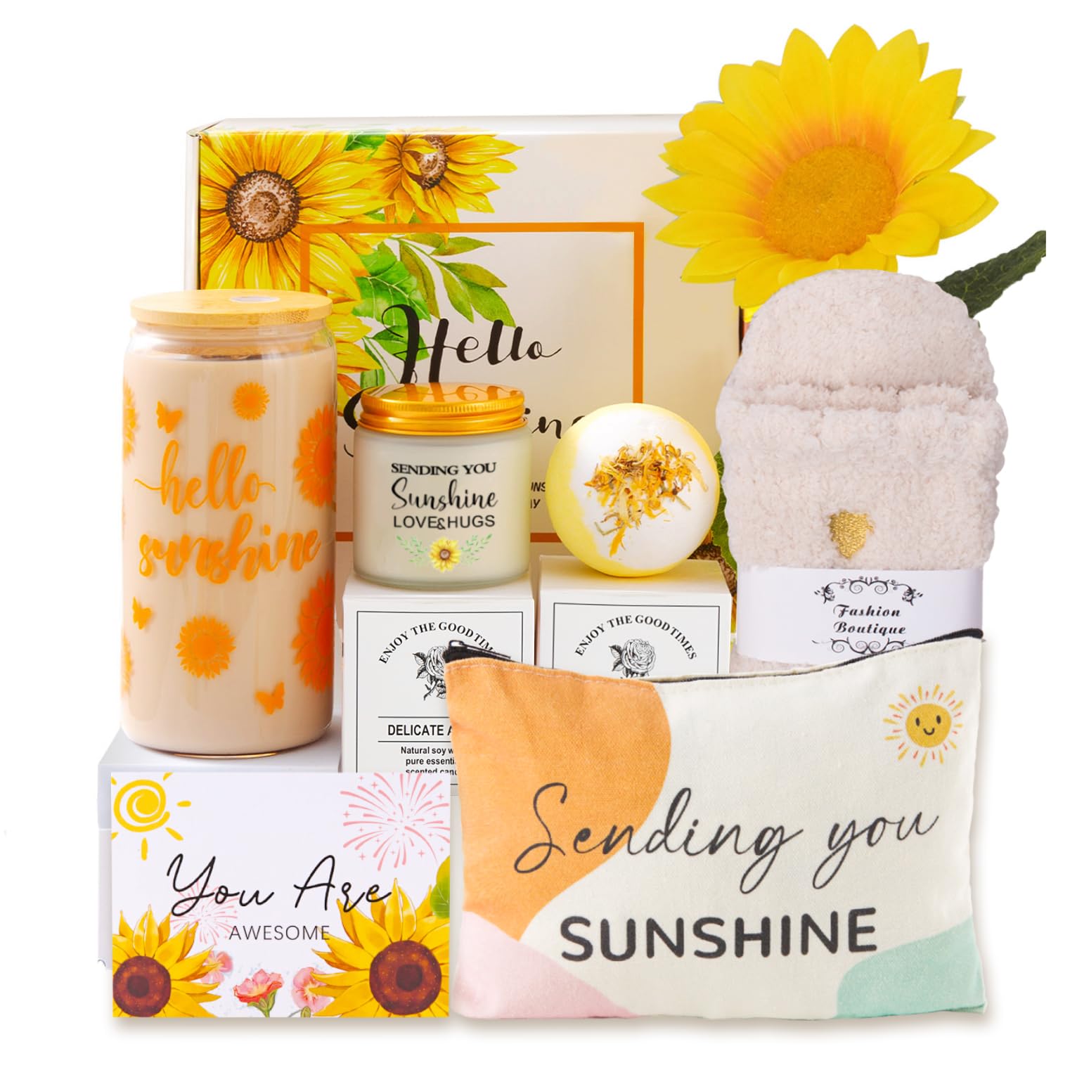 Regalo Donna Compleanno Girasole - Set Regalo