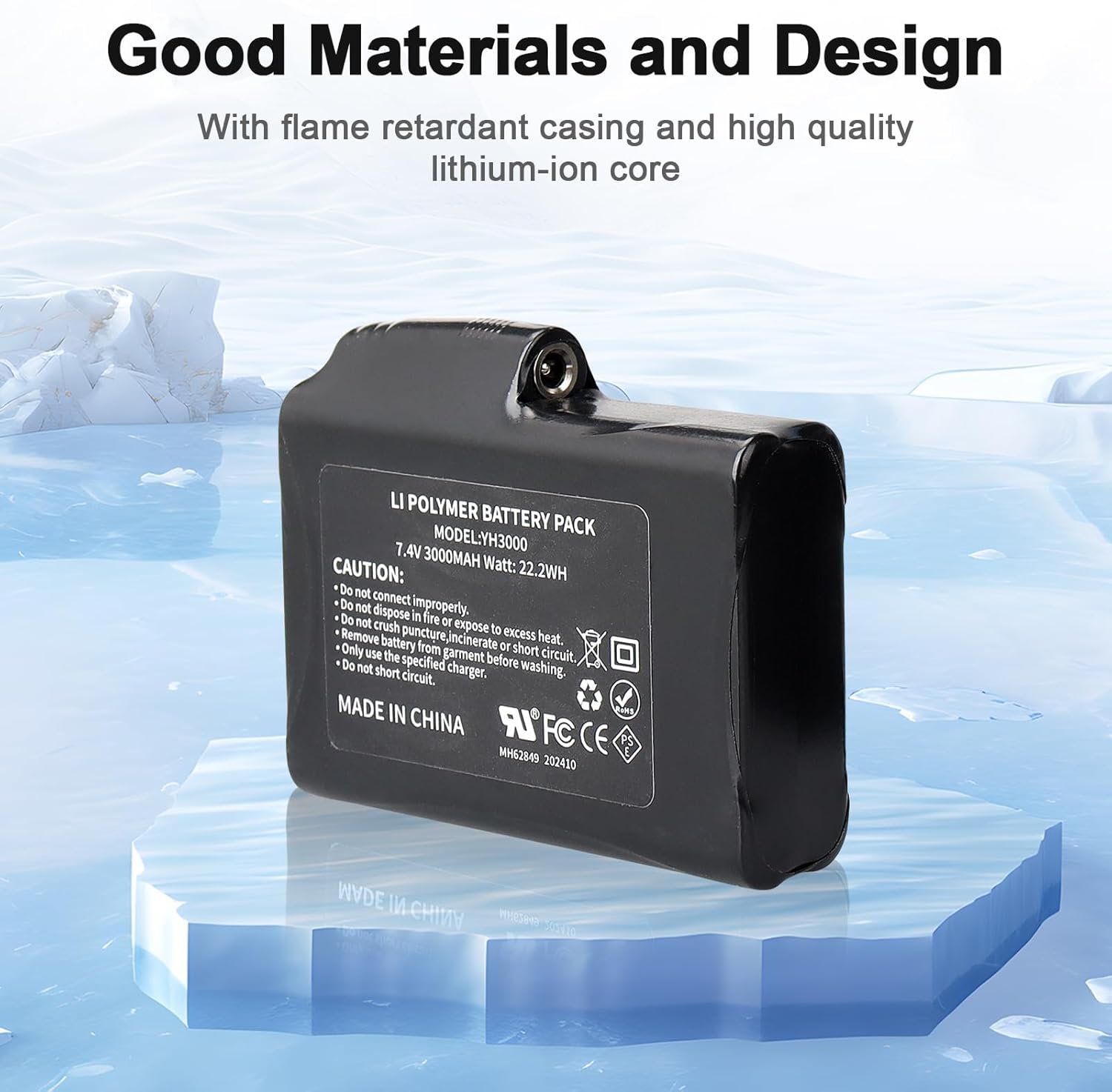 Mxjfyy 2x Batterie Li-Po 7,4V 3000mAh 22,2Wh - immagine 5